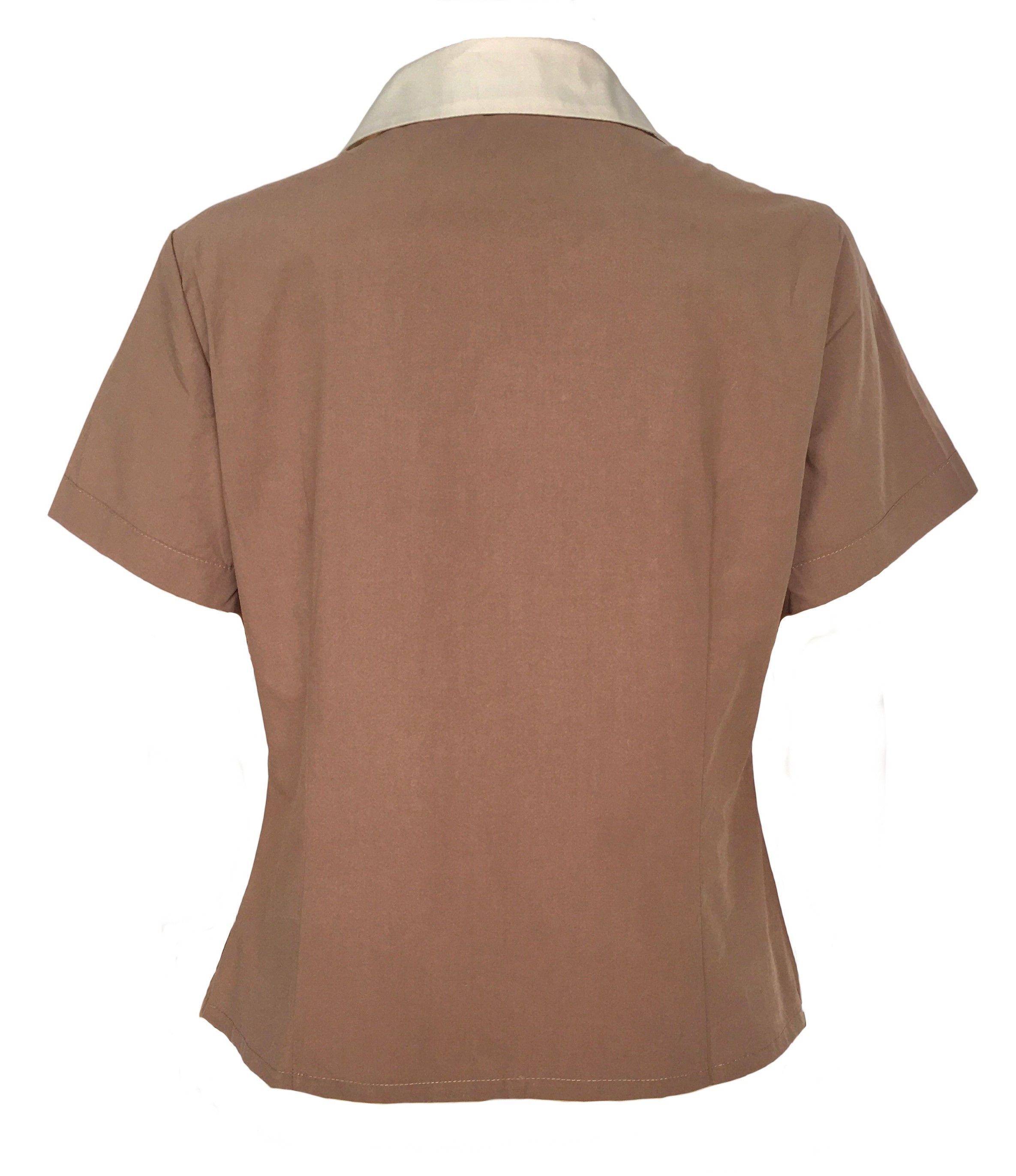 Other Casual Shirts Short Sleeveles Vintage Blouse KI Size XXL / US 16-18 / IT 52-54 - 3 Thumbnail