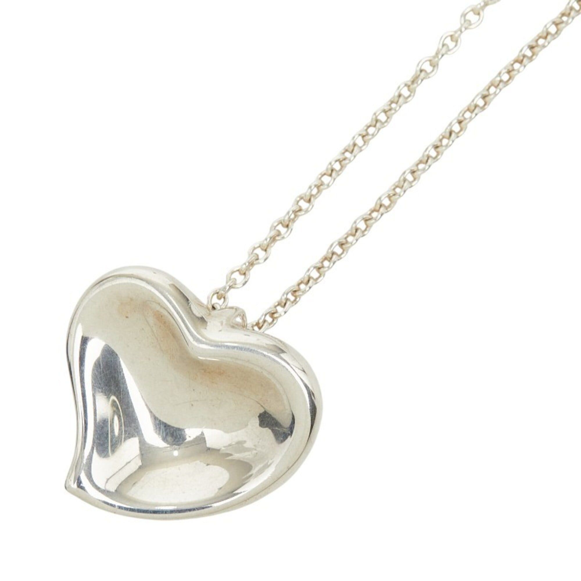Tiffany & Co. Tiffany & Co. Curved Heart Necklace, SV925 Silver, Women's. Size ONE SIZE - 1 Thumbnail