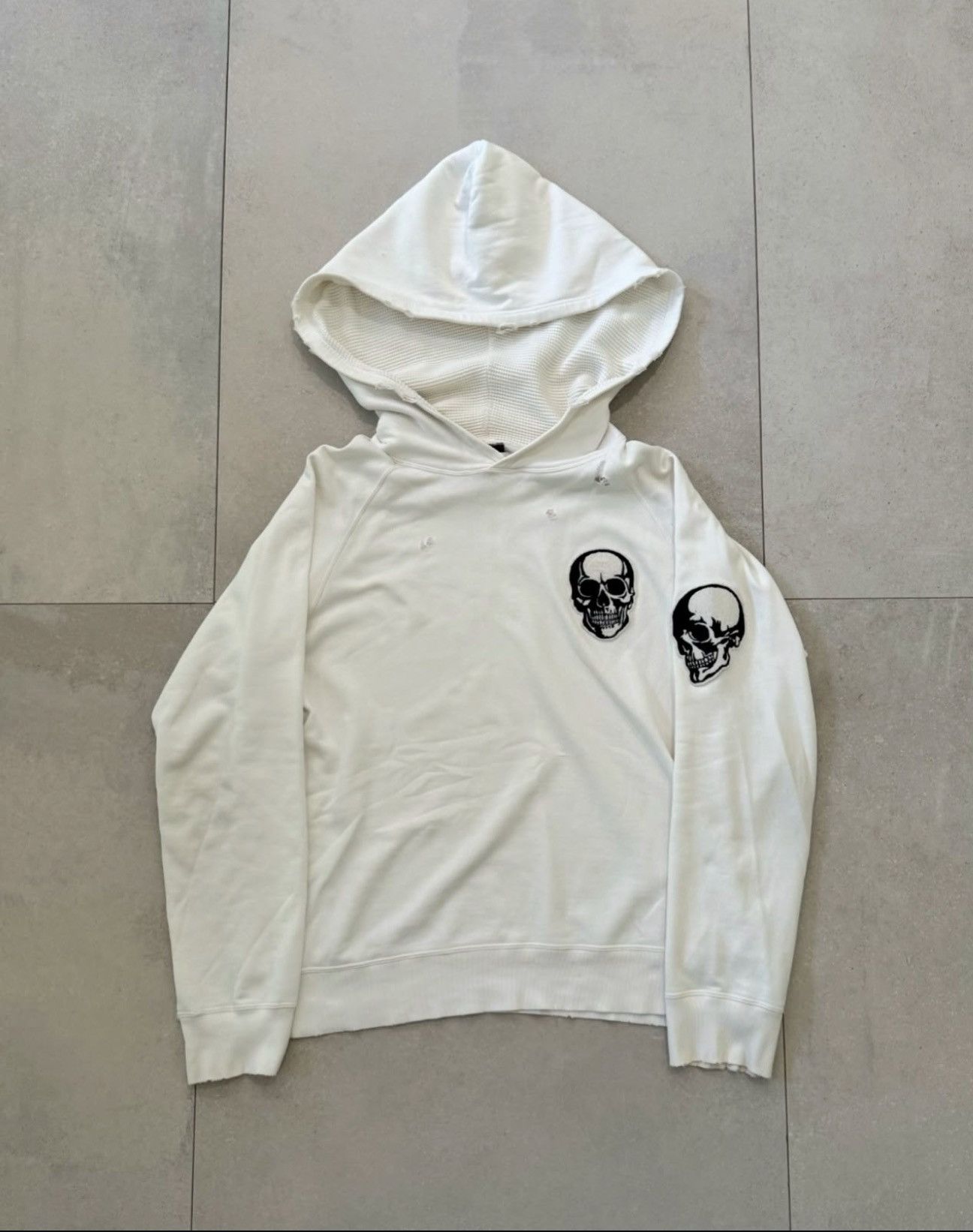 Number (N)ine number (n)ine ss04 white double skull | Grailed