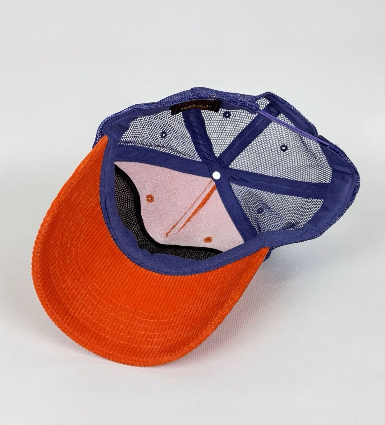 Von Dutch Von Dutch Corduroy Trucker Cap Hat Orange Purple Baseball Size ONE SIZE - 8 Thumbnail