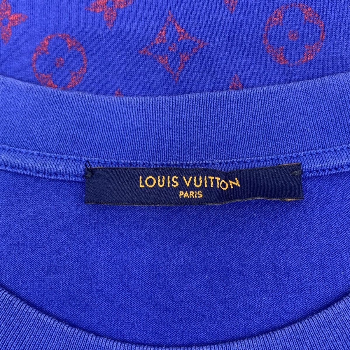 Louis Vuitton Blue Short-Sleeve Patterned T-Shirt Size US XS / EU 42 / 0 - 5 Thumbnail