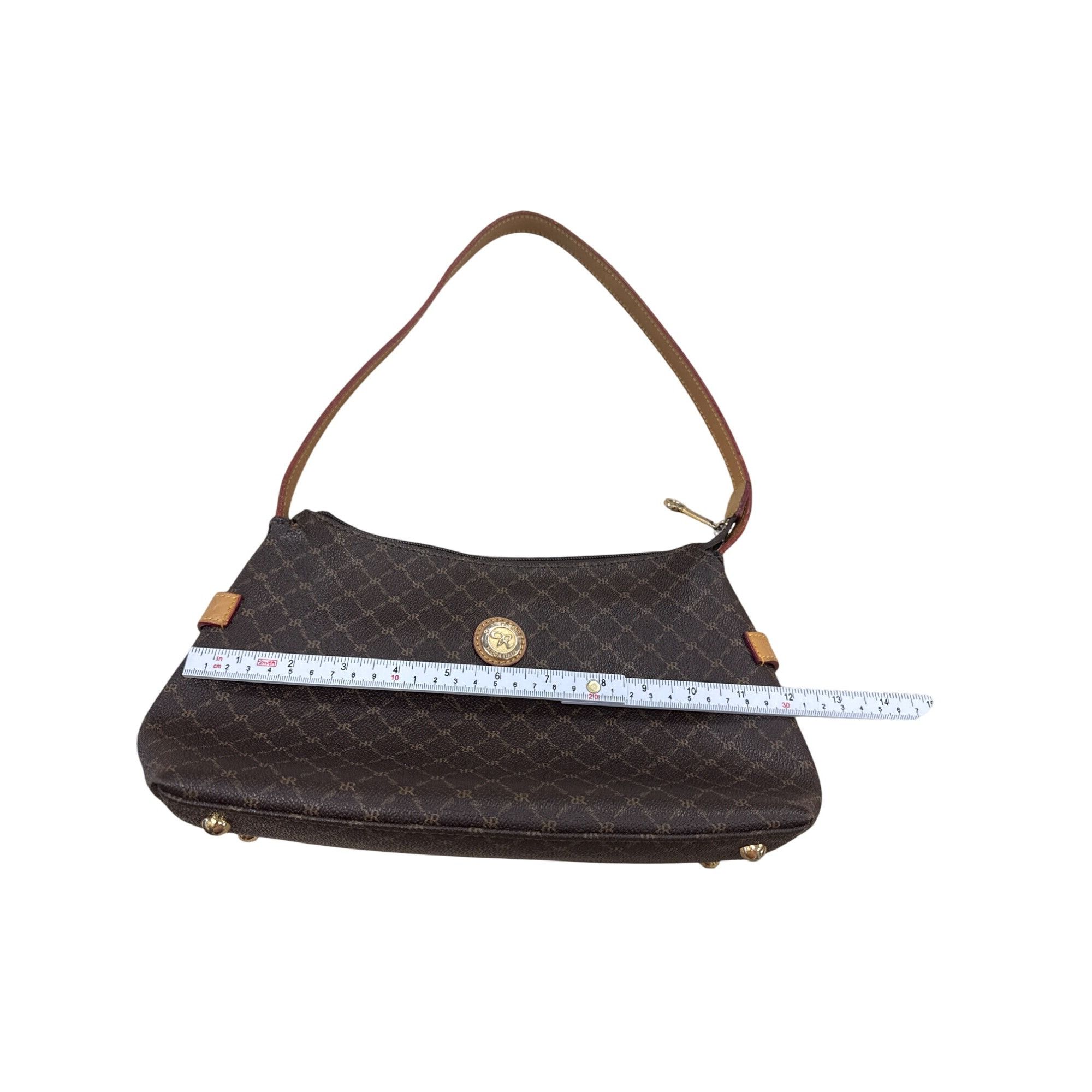 Designer Rioni Womens Brown Leather Clutch Handbag 7"x12" SKU 7332 Size ONE SIZE - 3 Thumbnail