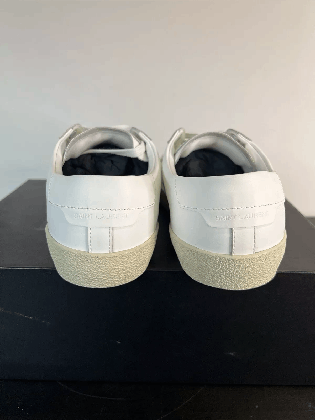 Yves Saint Laurent Saint Laurent Court Classic SL/06 Sneakers - Leather - White Size US 6 / IT 36 - 4 Thumbnail