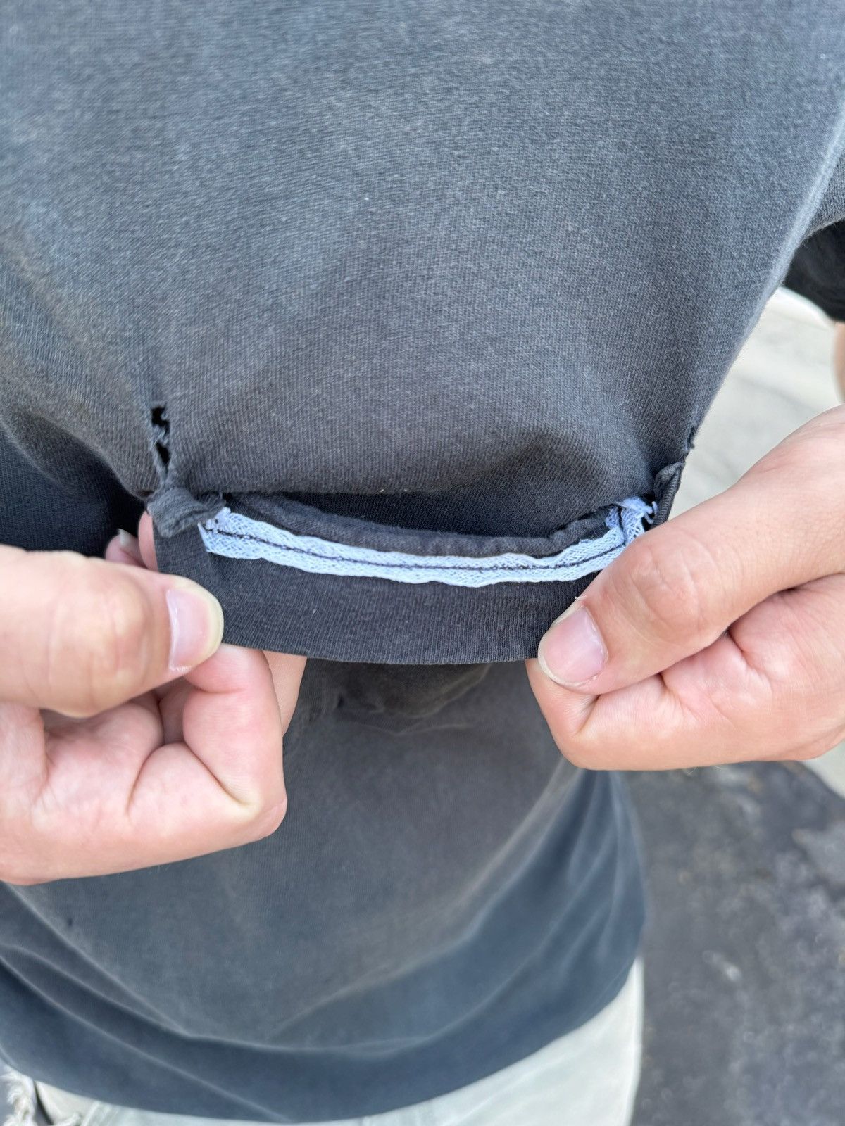 Other VTG 80’s FOTL Faded Distressed Selvedge Black Pocket Shirt Size US M / EU 48-50 / 2 - 3 Thumbnail
