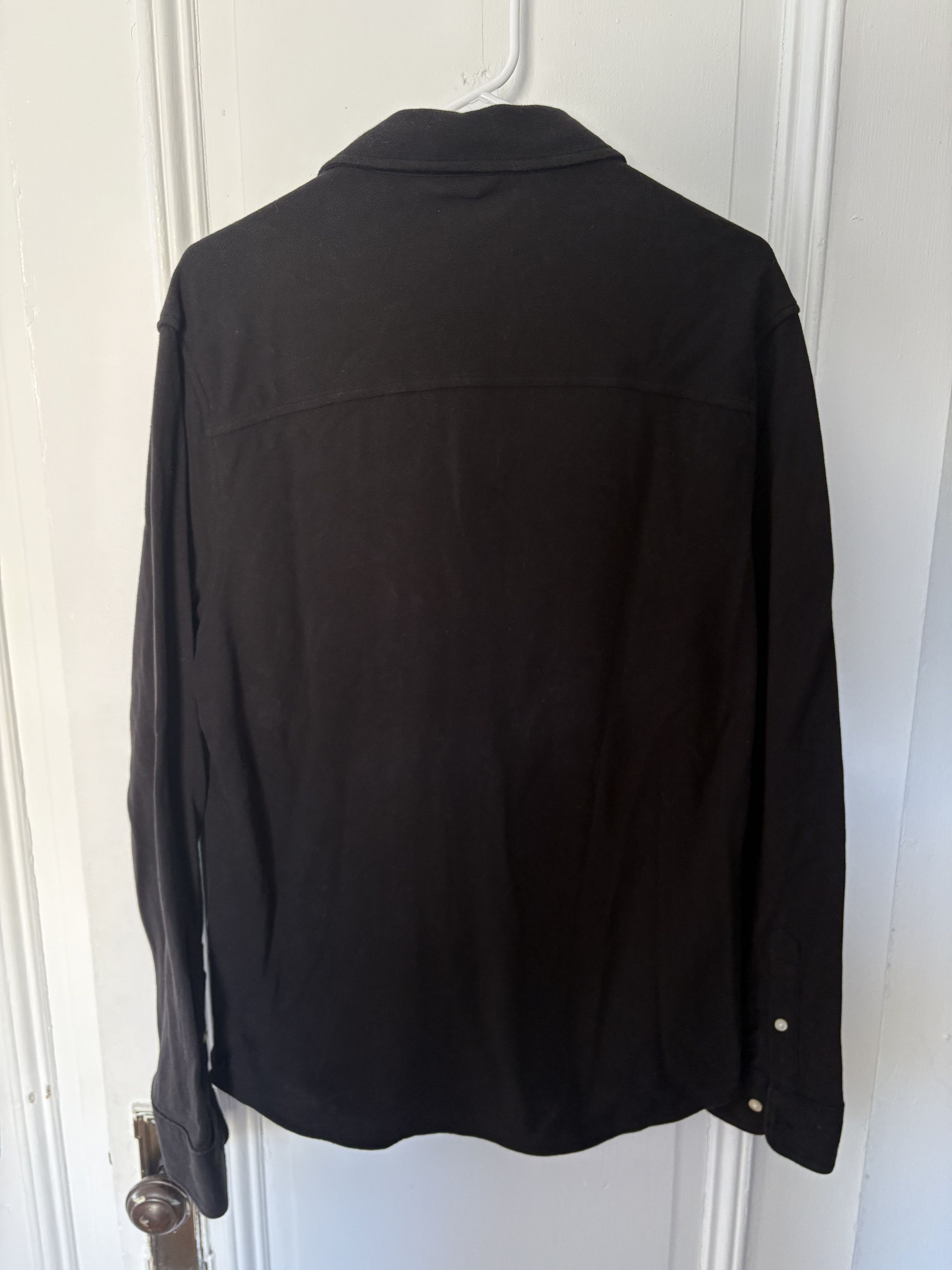 Everlane Everlane Pique Button Down Shirt - Black L Size US L / EU 52-54 / 3 - 3 Thumbnail