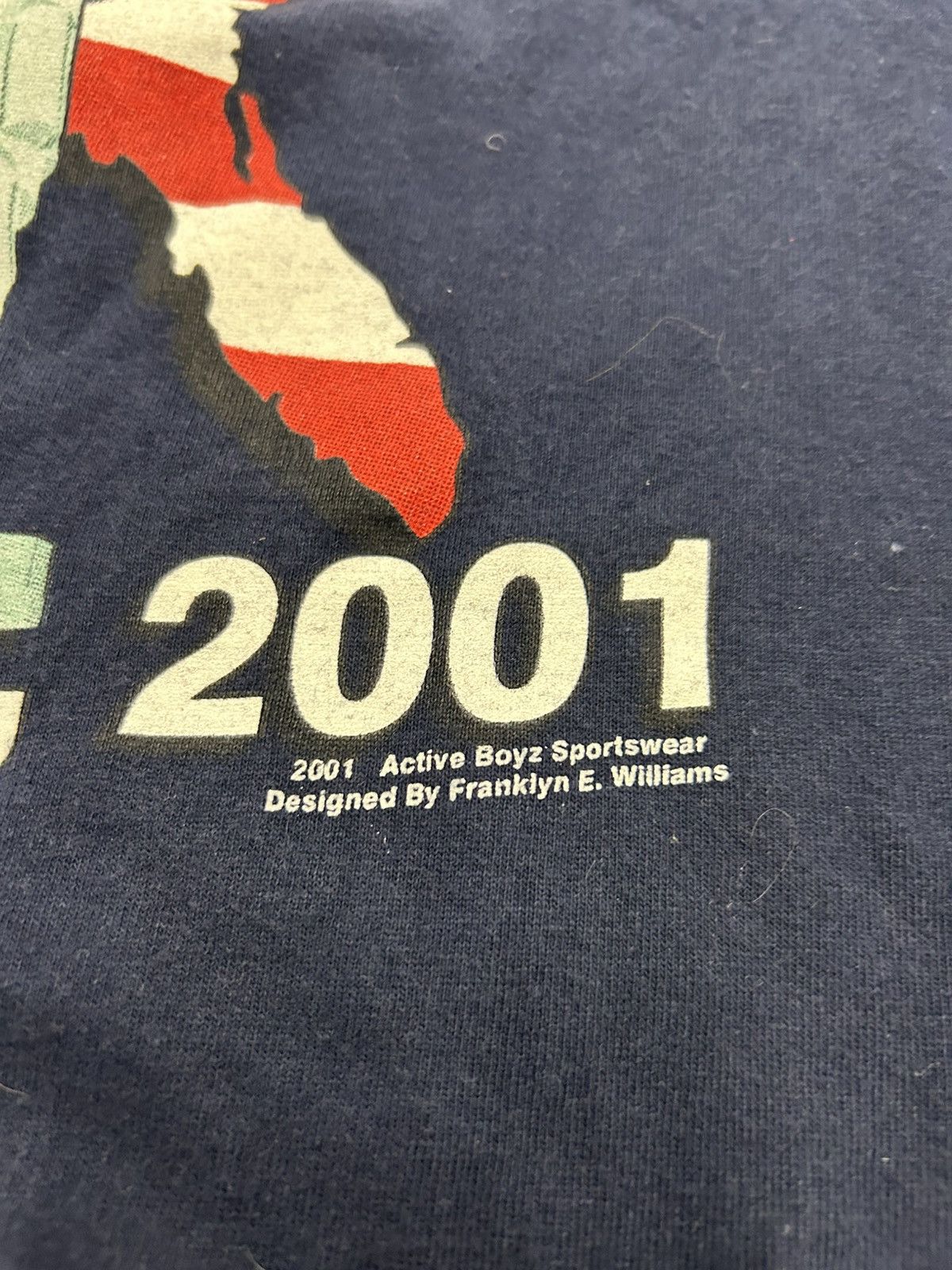 Vintage Vintage 9/11 t shirt God bless America Size US XL / EU 56 / 4 - 2 Thumbnail