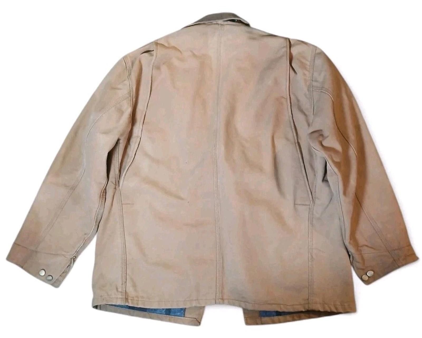 Carhartt 70s Carhartt Blanket Lined Chore Coat 40/XL Thrashed USA Size US XL / EU 56 / 4 - 2 Thumbnail