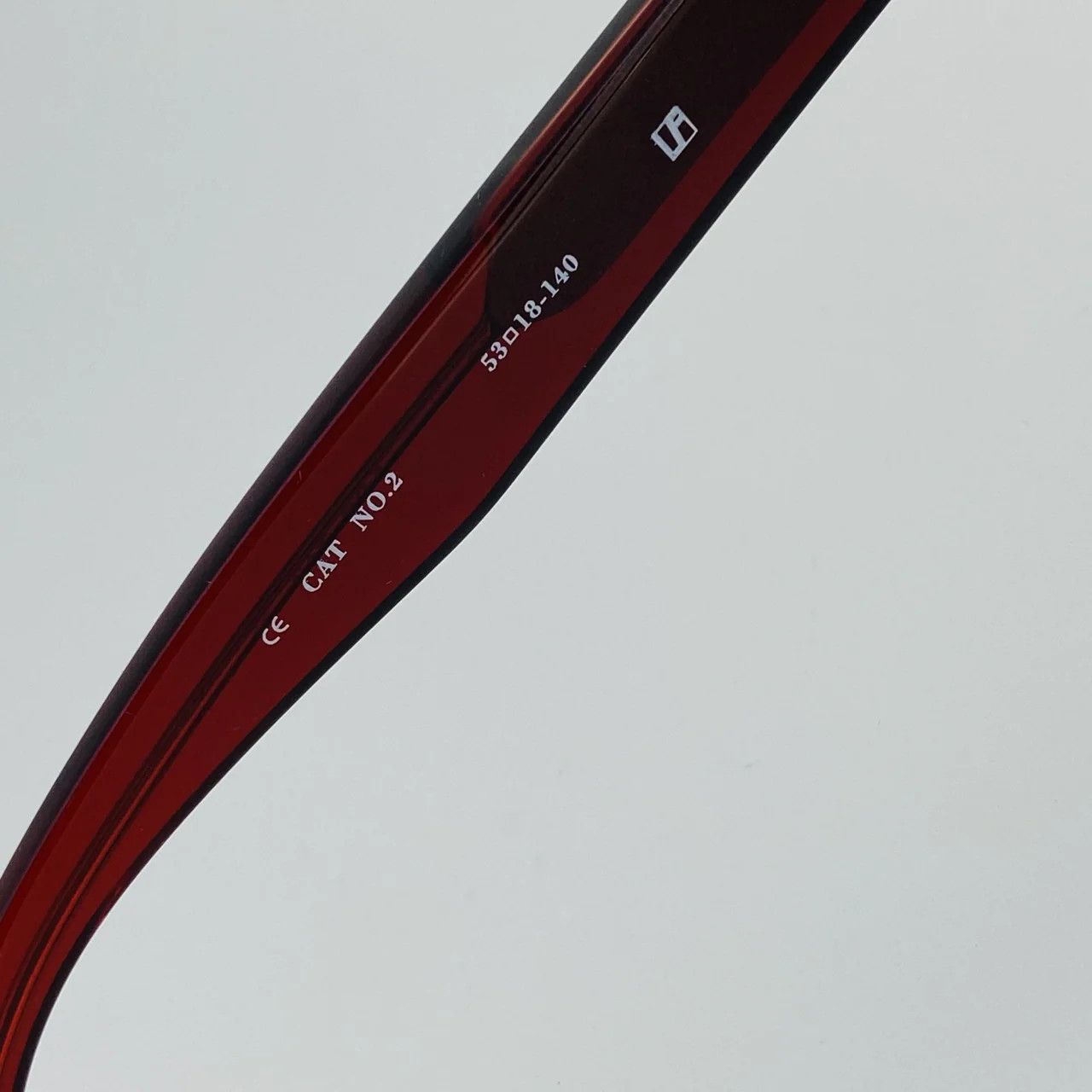 Ann Demeulemeester Ann Demeulemeester Sunglasses D-Frame Bordeaux Red and Blue Size ONE SIZE - 5 Thumbnail