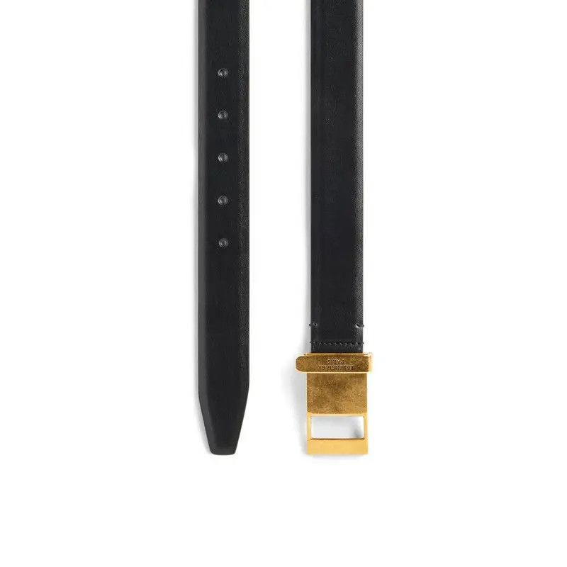 Balenciaga o1bcso1str1225 Size: 85 / Clip Belt in Black Size 34 - 1 Thumbnail