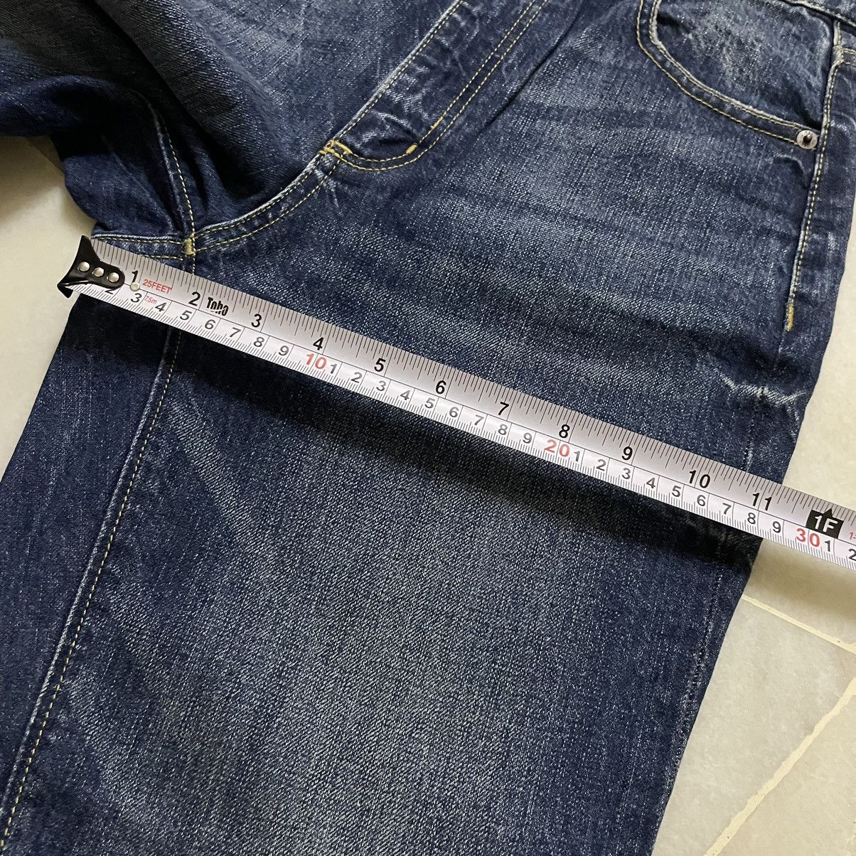 Japanese Brand ORIGINAL JAPANES GU DENIM LOOSE STRAIGHTCUT (28×39) Size US 28 / EU 44 - 11 Thumbnail