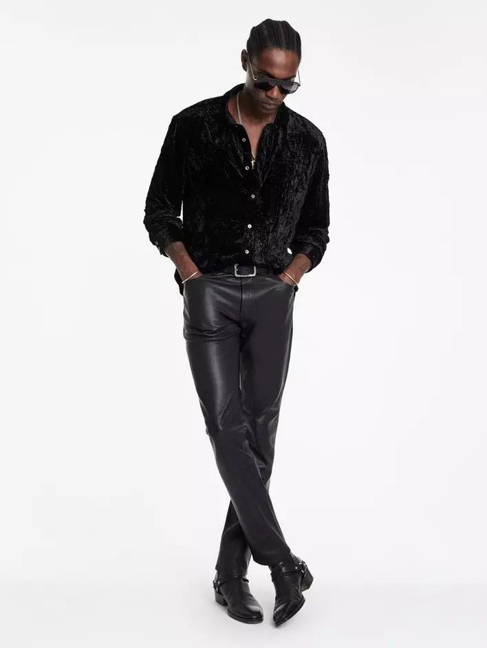 John Varvatos Rocker leather Pants size 30 Size US 30 / EU 46 - 8 Thumbnail