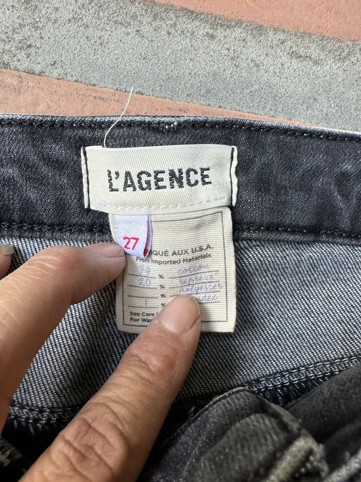 L'AGENCE L'AGENCE Charcoal Skinny Jeans Size 27" / US 4 / IT 40 - 3 Thumbnail