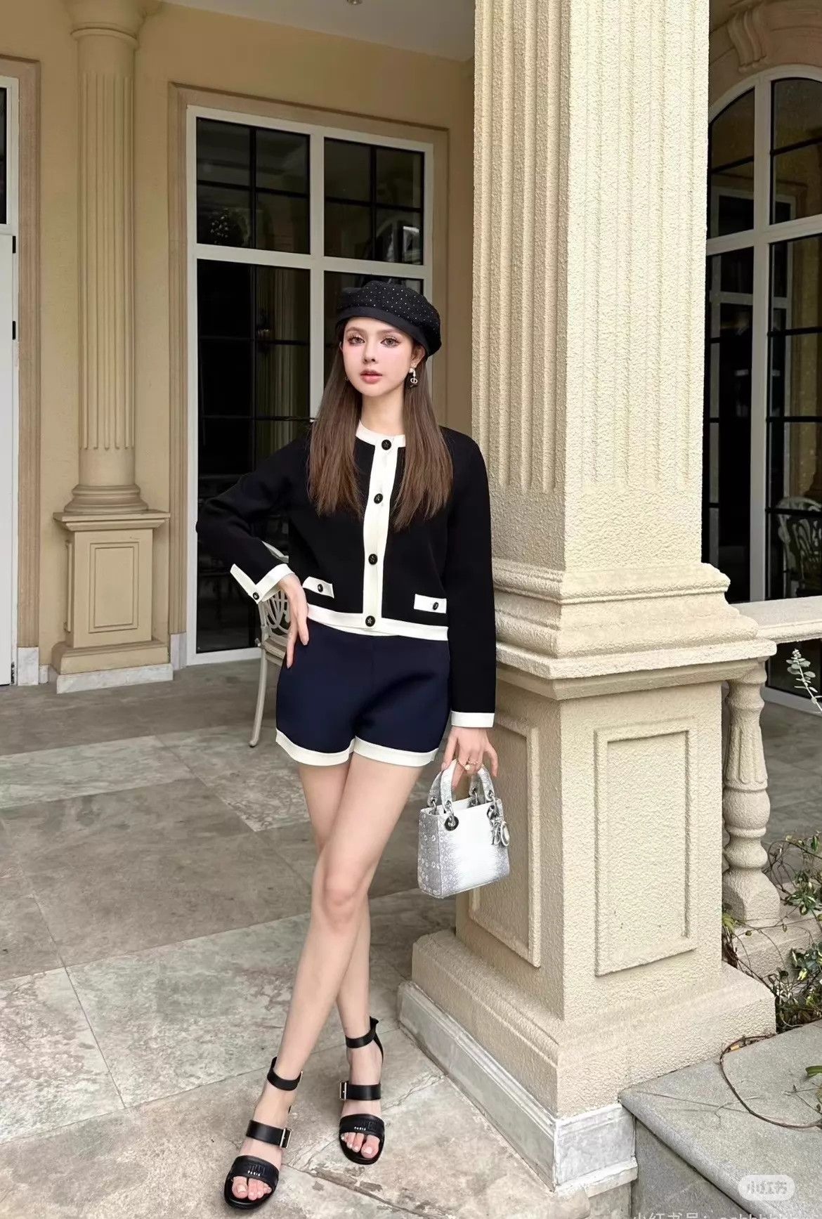 Dior Dior 25SS Crewneck Knit Cardigan Black/White Size36 99NWT Size XS / US 0-2 / IT 36-38 - 8 Thumbnail