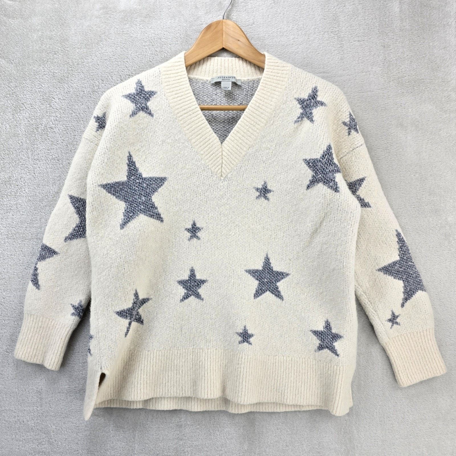 Allsaints All Saints Star Jumper Sweater Womens Medium M Wool Alpaca Size M / US 6-8 / IT 42-44 - 1 Thumbnail