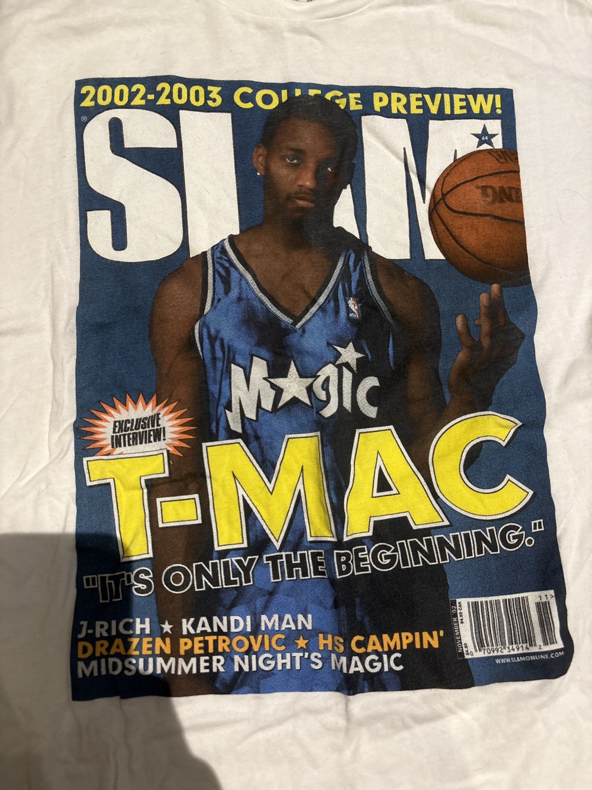Mitchell & Ness SLAM Cover Tee- Tracy McGrady Size US M / EU 48-50 / 2 - 2 Thumbnail