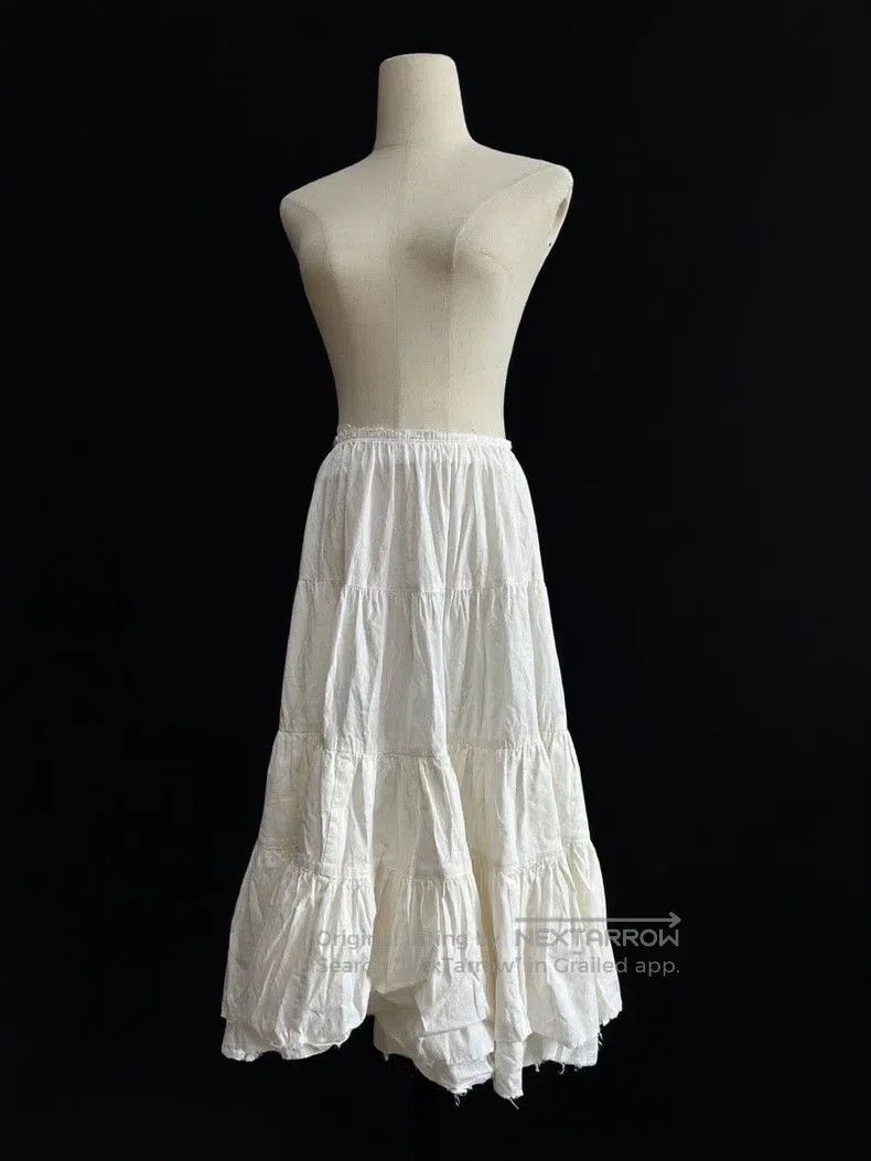 Comme des Garcons Comme Des Garcons size M White puffy skirt, half skirt Size 23" - 7 Thumbnail