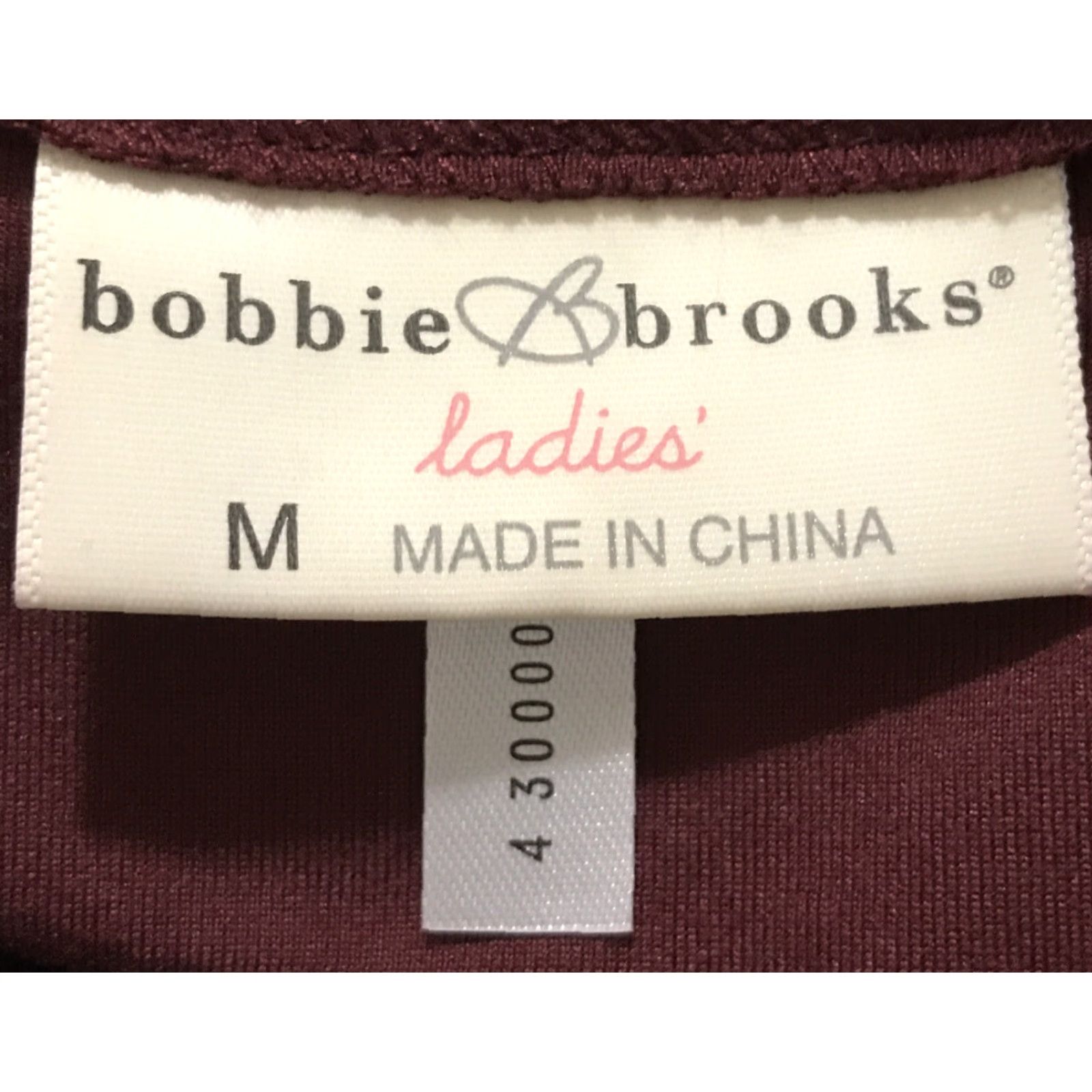 Vintage Bobbie Brooks Women's Dress M Flower Maroon Floral T-Shirt Dress Knee Length NWT B577 Mens? Size M / US 6-8 / IT 42-44 - 3 Thumbnail