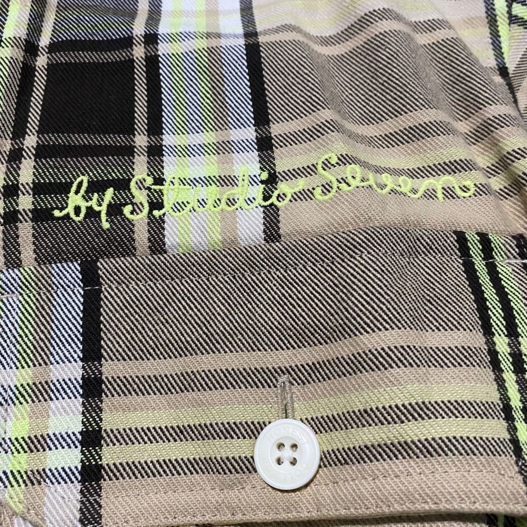 GU GU studio seven honest college flannel overshirt Size US L / EU 52-54 / 3 - 5 Thumbnail