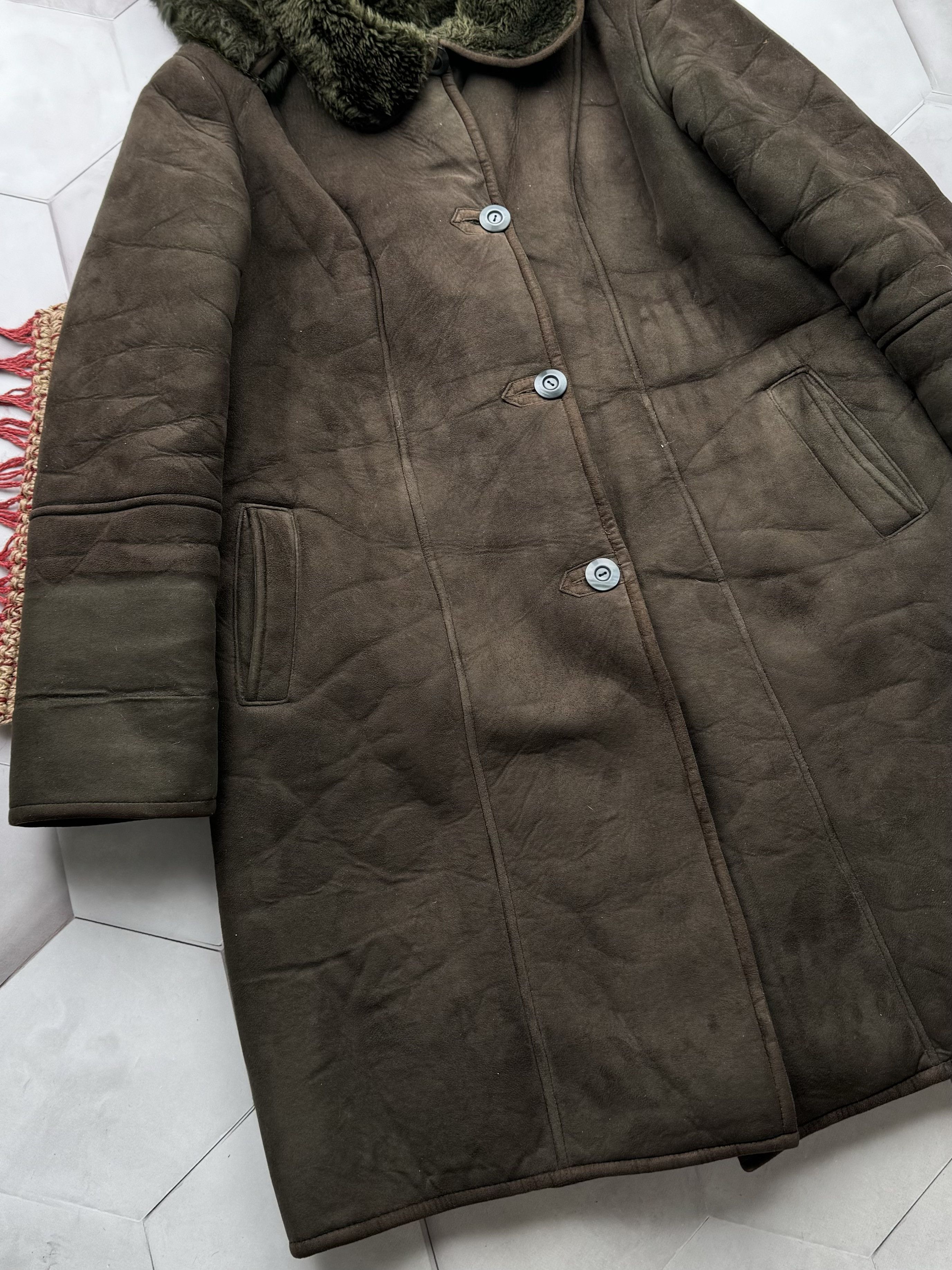 Vintage Vintage Sun Faded Faux Sheepskin Coat(E4) Size L / US 10 / IT 46 - 4 Thumbnail