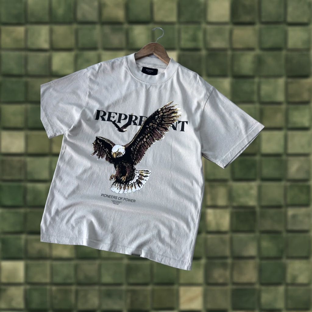 Vintage VINTAGE Represent Y2K Eagle Big Logo Beige Men T Shirt S Oversized Shirt Mens Size US S / EU 44-46 / 1 - 1 Thumbnail