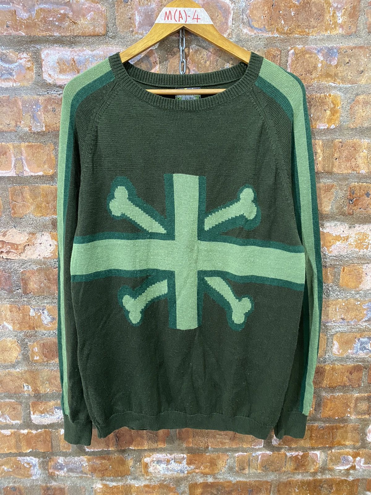 realmad HECTIC AW02 Hectic Rocstar Cross bone UK knit Size US XL / EU 56 / 4 - 2 Thumbnail