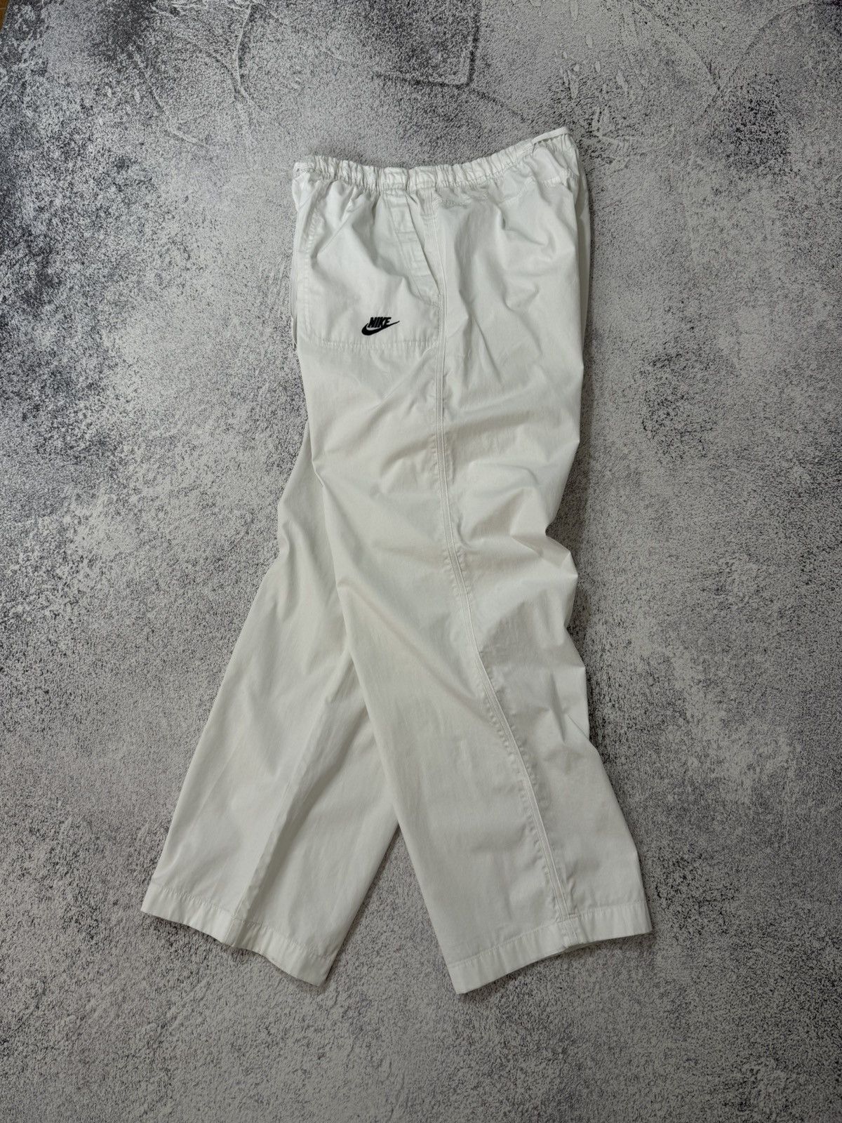 Nike × Vintage Vintage Nike Baggy Cotton Pants Junya Watanabe Style Y2K Size US 36 / EU 52 - 2 Thumbnail
