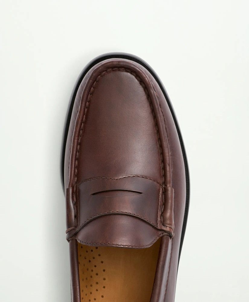 Brooks Brothers Brooks Brothers Brown Westport Penny Loafers Size US 10 / EU 43 - 3 Thumbnail