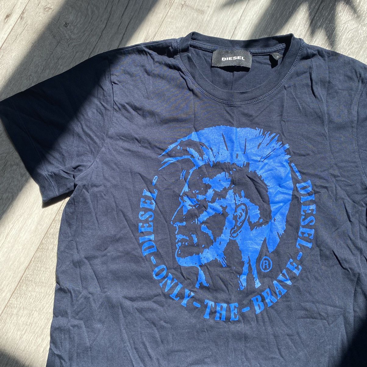 Diesel DIESEL PUNK FACE PRINTED NAVY T SHIRT Size US S / EU 44-46 / 1 - 2 Thumbnail