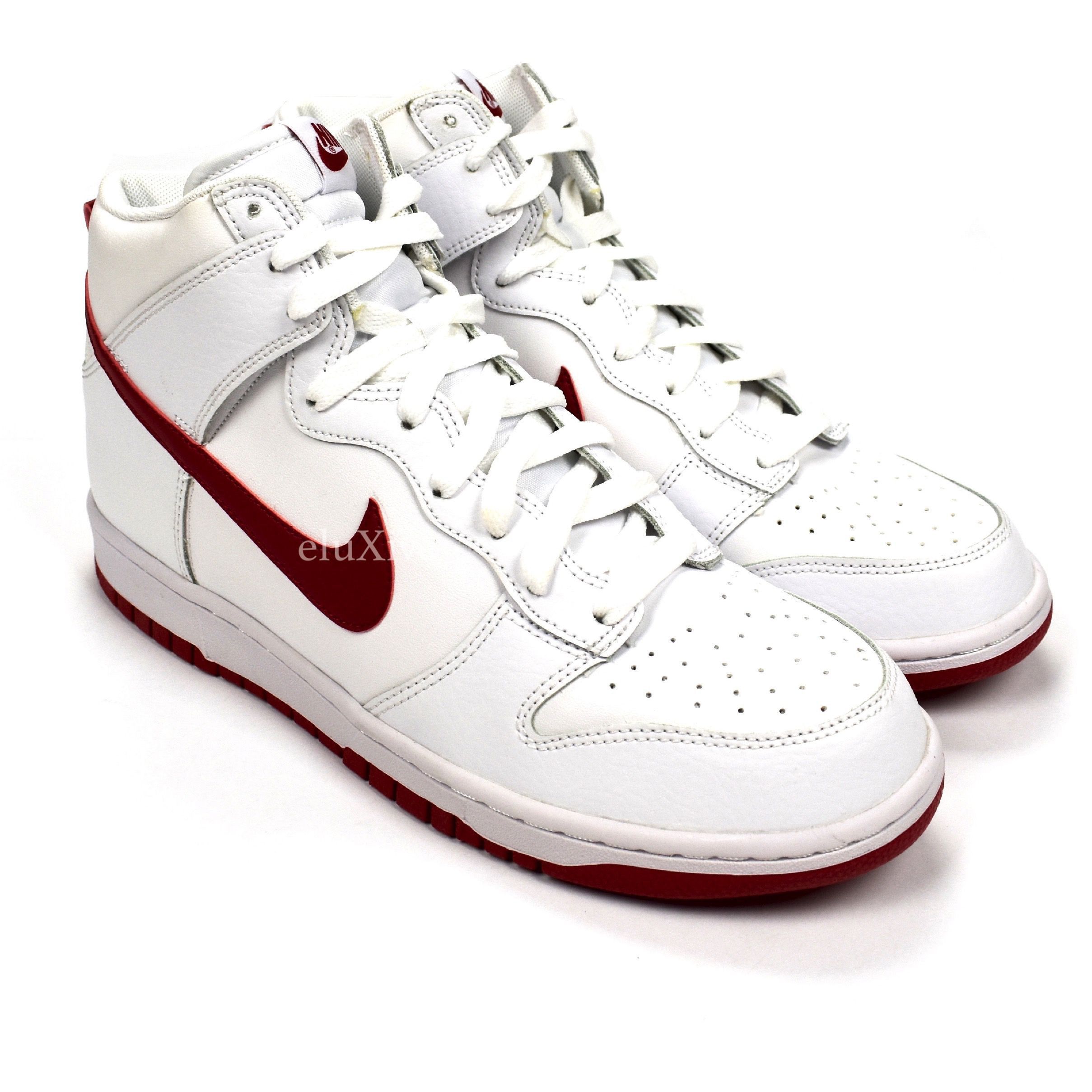 Nike Nike Dunk High White Gym Red Classic 2017 DS Size US 10.5 / EU 43-44 - 1 Preview