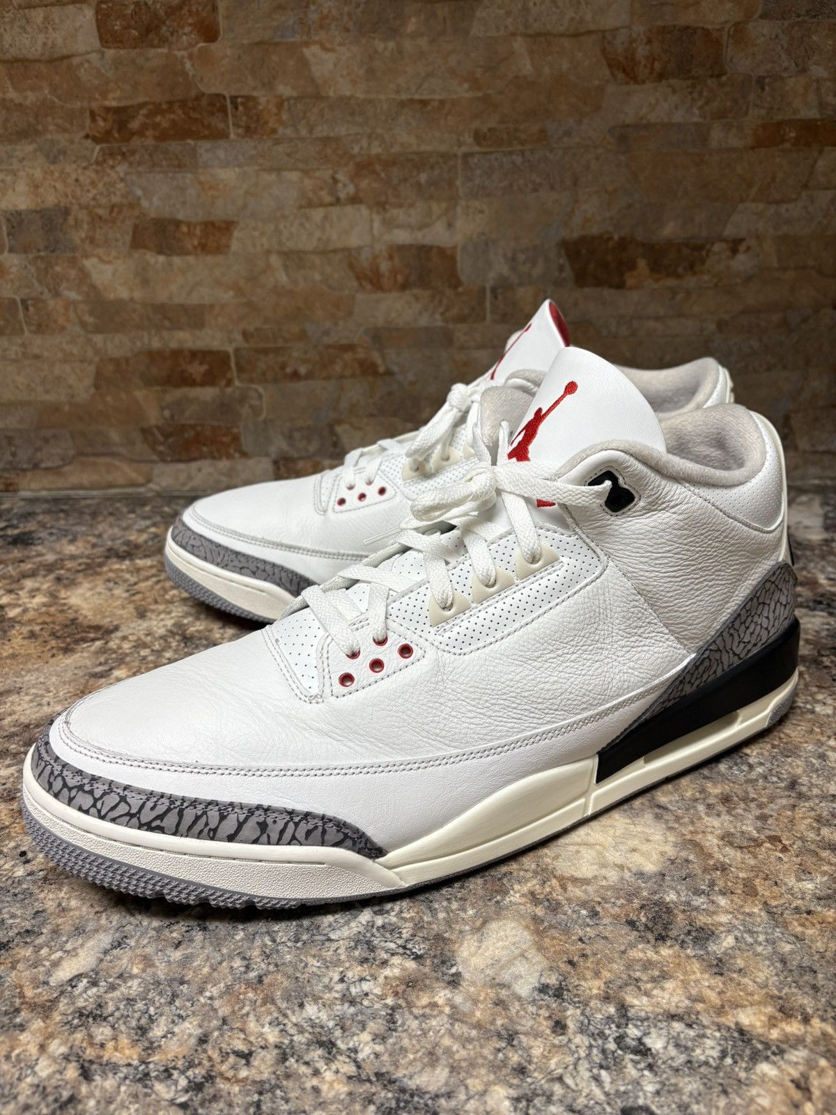 Jordan Brand Nike Air Jordan Retro 3 White Cement Reimagined Size 18 Size US 15 / EU 48 - 1 Thumbnail