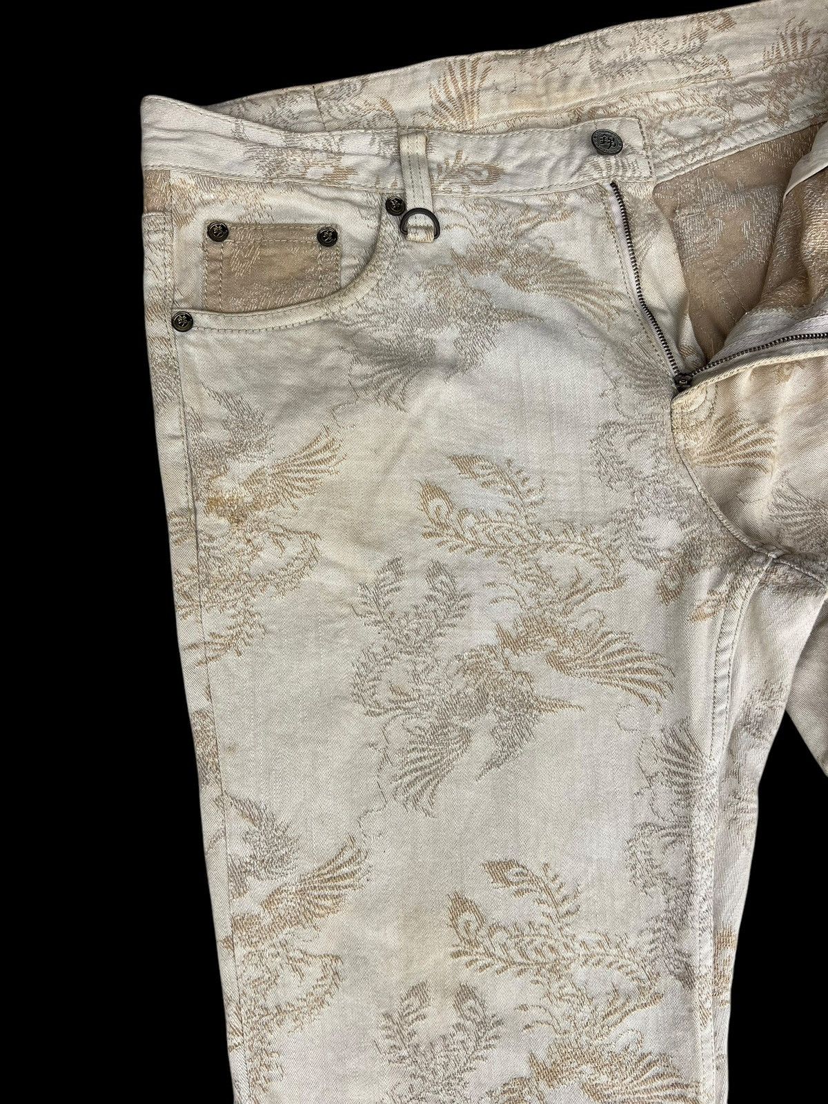 Vintage Dirty Mud Nishiki Oriental Brand Embroidery Denim Jeans Size US 38 / EU 54 - 6 Thumbnail