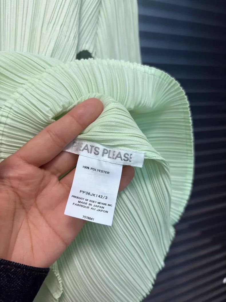 Issey Miyake issey miyake Light green short-sleeved T-shirt Size M / US 6-8 / IT 42-44 - 2 Thumbnail