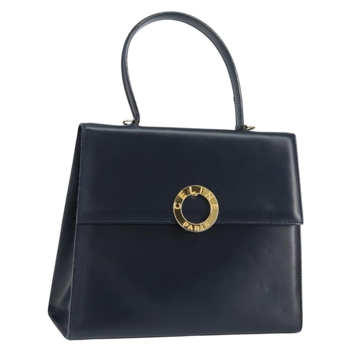 Celine Celine Circle Logo Handbag Leather Size ONE SIZE - 1 Thumbnail