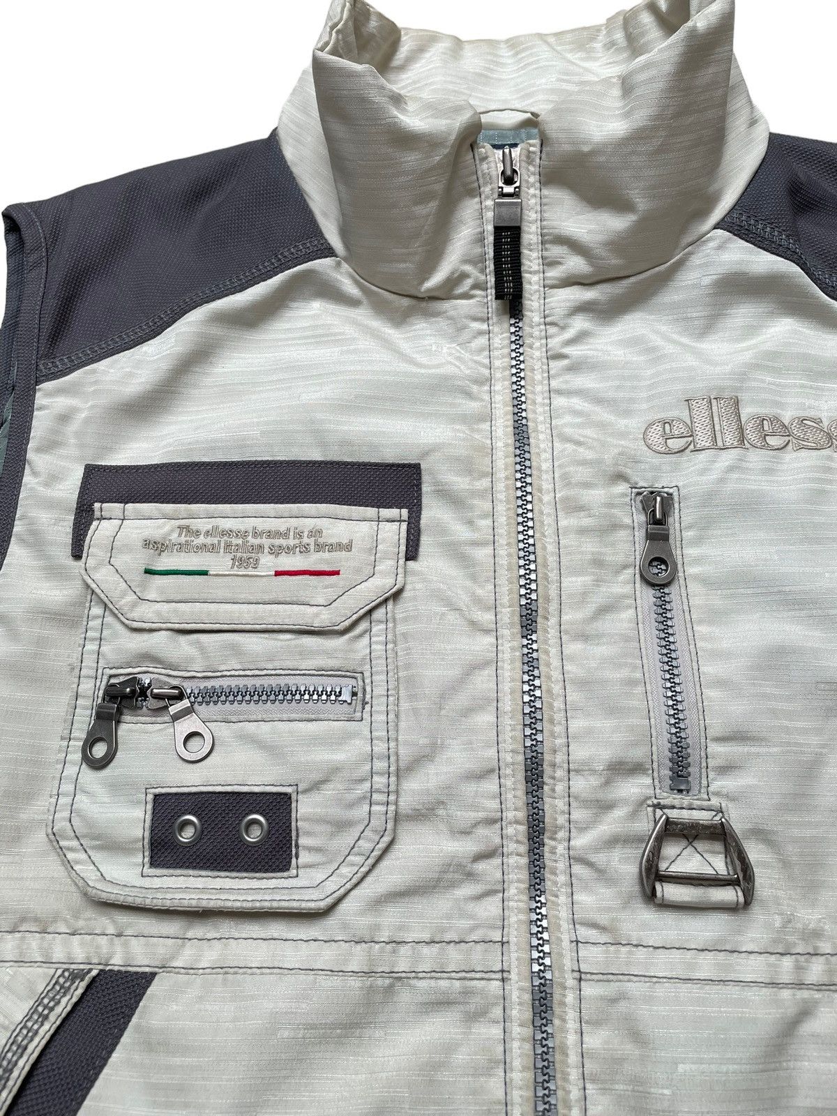 Ellesse × Vintage Vintage Brand Ellese Ski Vest Jacket 1990s Size US L / EU 52-54 / 3 - 4 Thumbnail