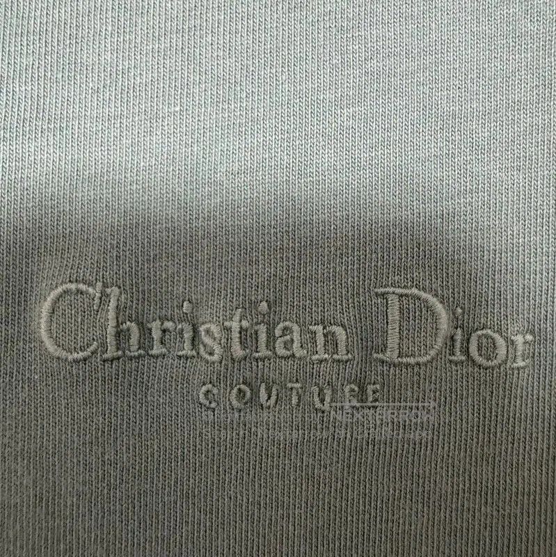Dior Dior Green Embroidered Logo Short Sleeve T-shirt . Size US S / EU 44-46 / 1 - 5 Thumbnail