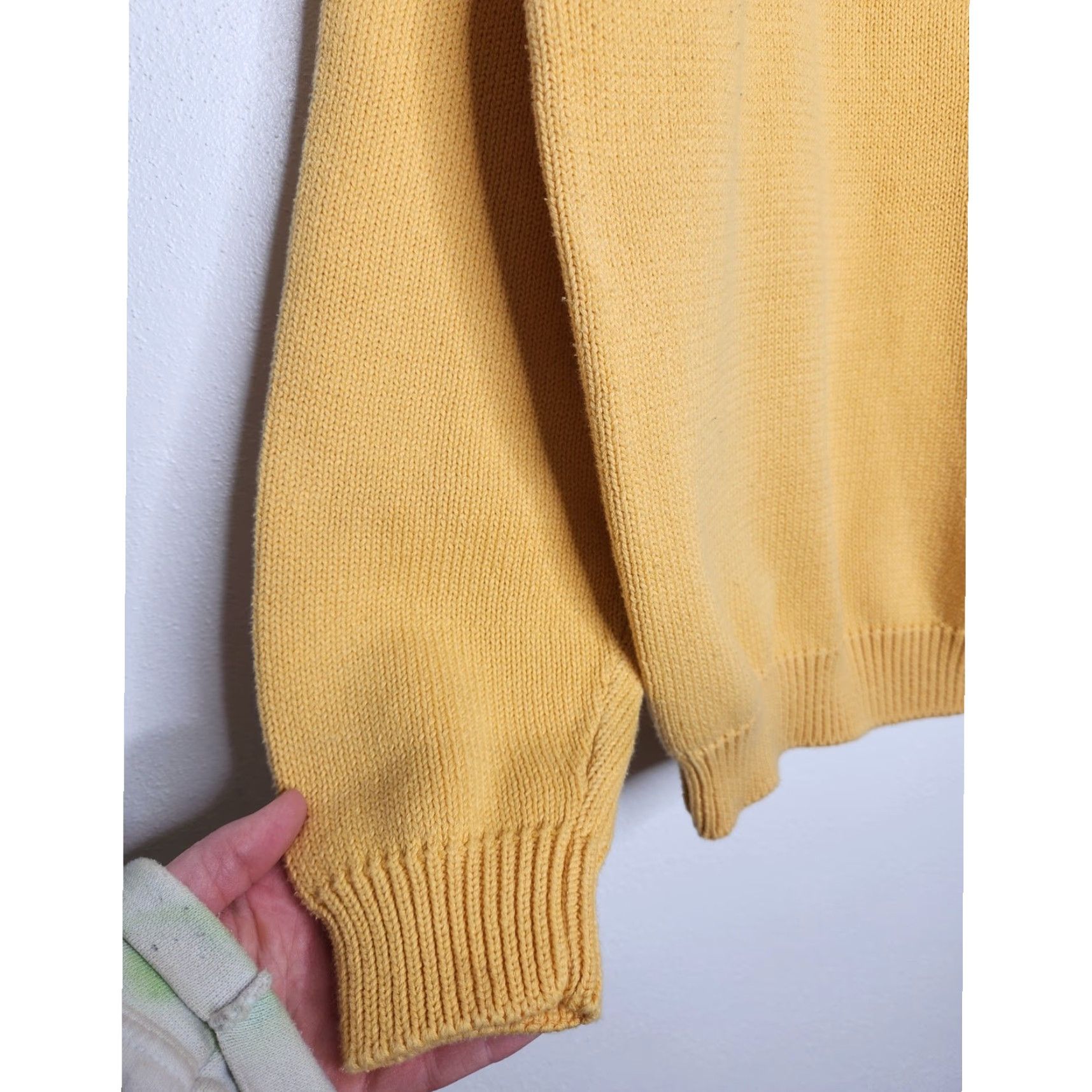 Vintage VINTAGE St. Johns Bay Butter Yellow Knit Sweater Crewneck XL Unisex Adults Pullover Cottagecore Men Women Boys Girls Size US XL / EU 56 / 4 - 3 Thumbnail