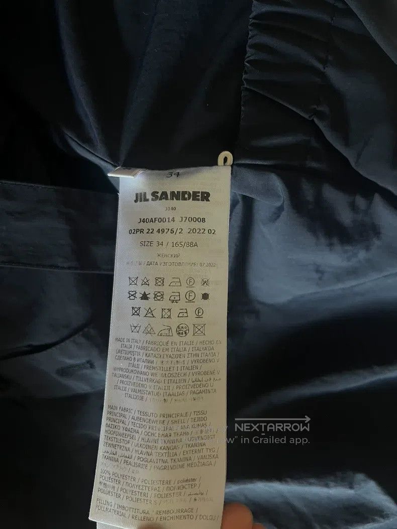 Jil Sander Jil Sander size 34 Navy blue down jacket with hat Size XS / US 0-2 / IT 36-38 - 5 Thumbnail