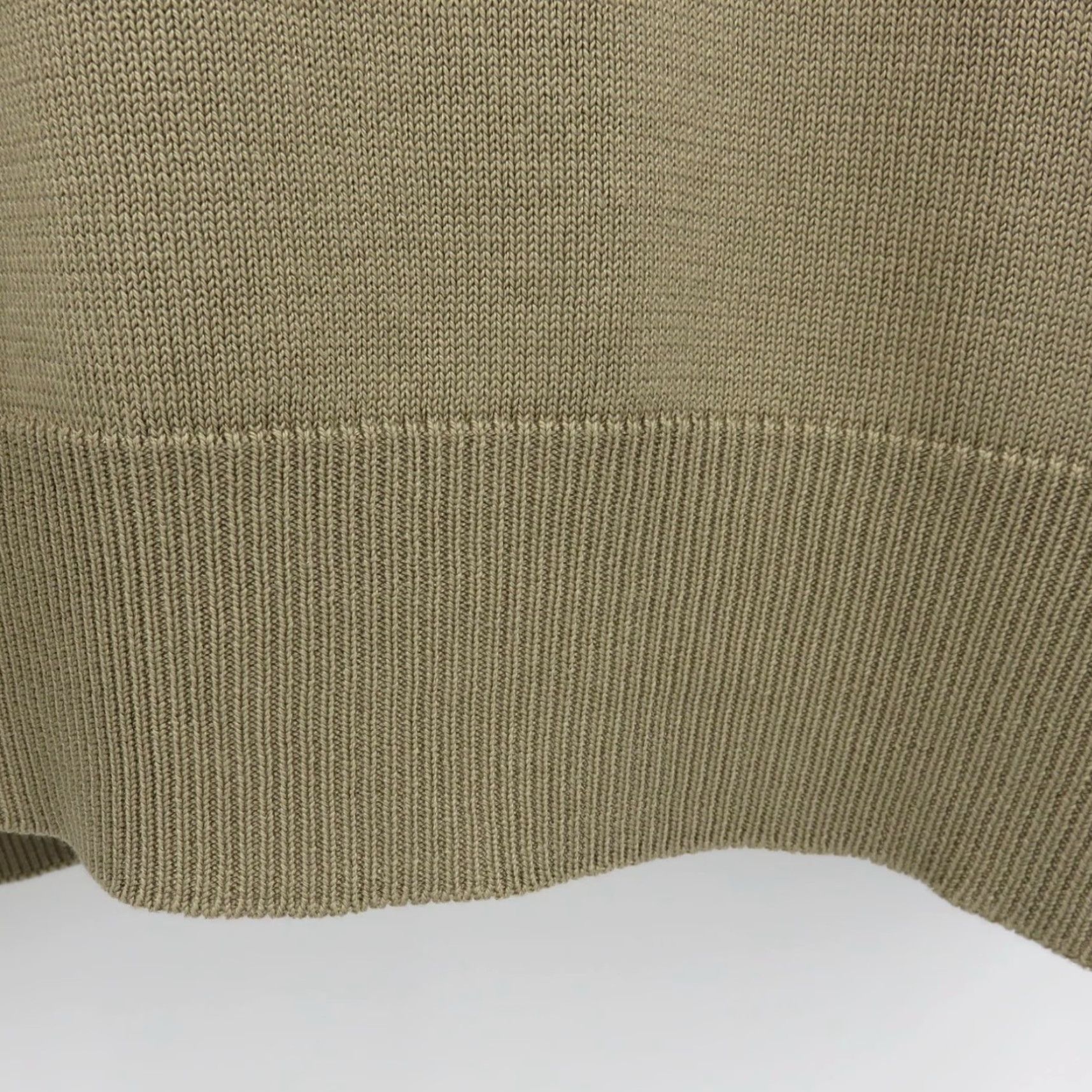 Jos. A. Bank Jos A Bank Men 2XL Pullover Mock Neck Silk Knit Solid Tan Long Sleeve Sweater Shirt Size US XXL / EU 58 / 5 - 4 Thumbnail