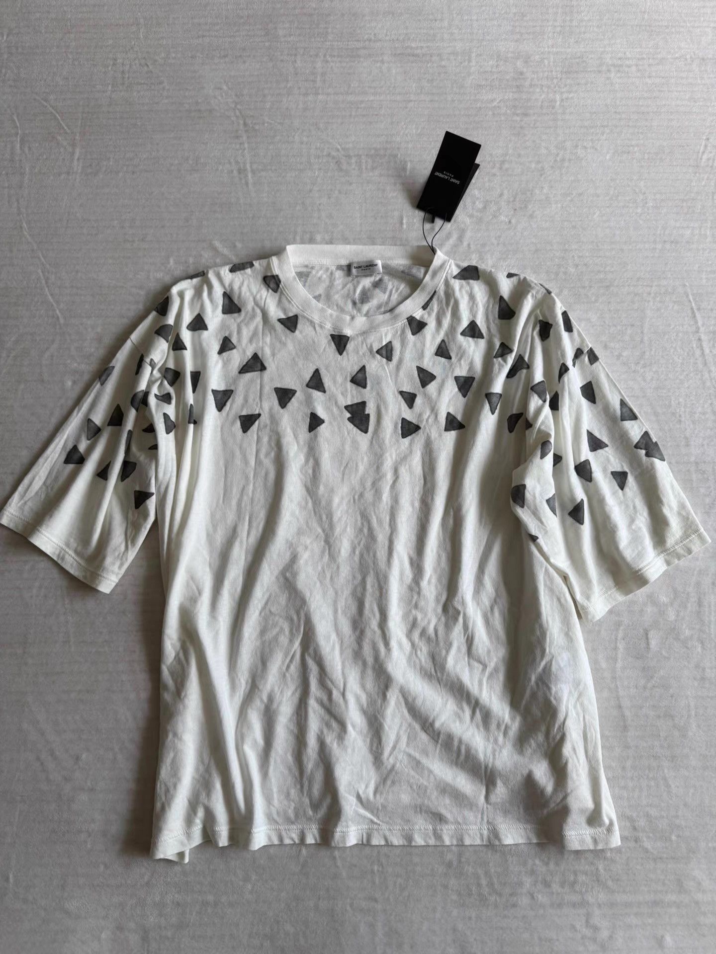 Saint Laurent Paris Saint Laurent Men's Oversized T-shirt Ｑ23 Size US M / EU 48-50 / 2 - 1 Thumbnail