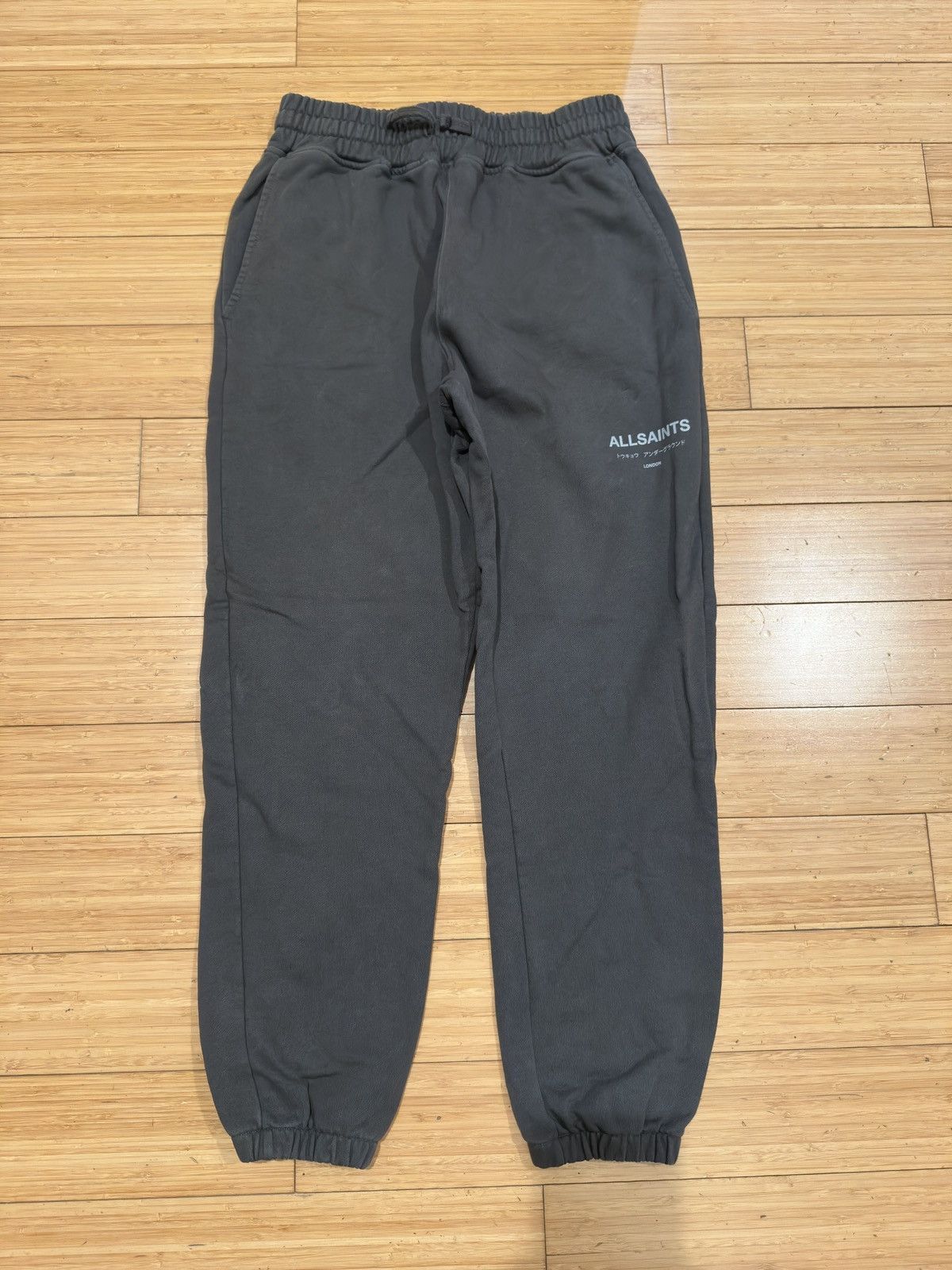 Allsaints AllSaints UNDERGROUND Pants Charcoal Sweatpants Size US 31 - 5 Thumbnail
