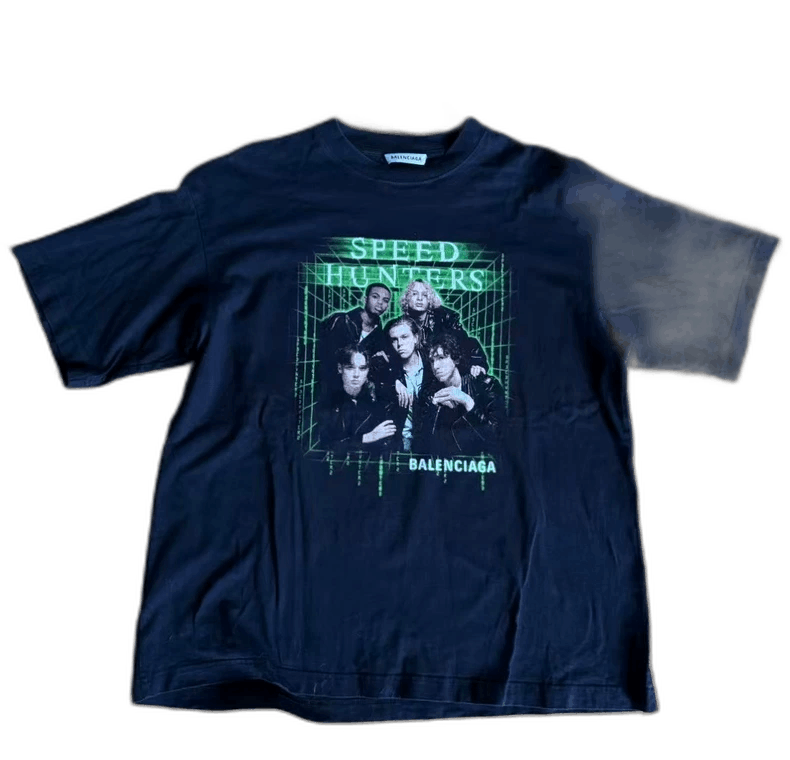 Balenciaga Balenciaga Speed Hunters Green Short Sleeve Tee-2505 Size US S / EU 44-46 / 1 - 1 Thumbnail