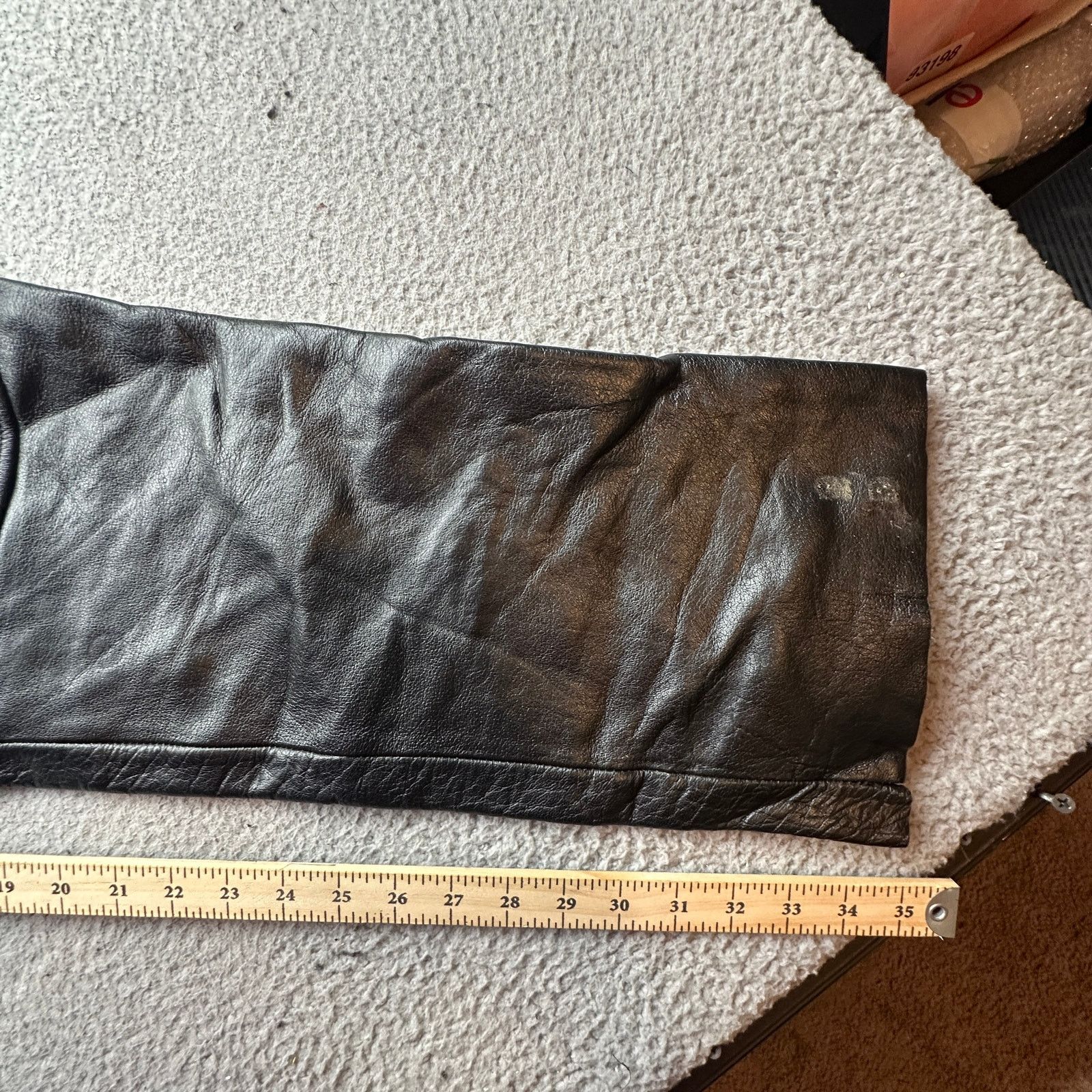 Other VTG First Racing Riding Gear Motorcycle Leather Pants 36x35 Size US 36 / EU 52 - 7 Thumbnail