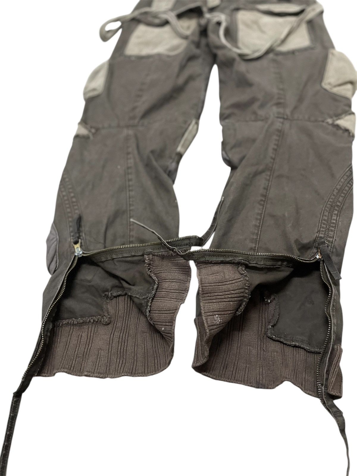 Marithe + Francois Girbaud 2000s Marithe+Francois Girbaud Bondage Cargo Pants Size US 32 / EU 48 - 16 Thumbnail