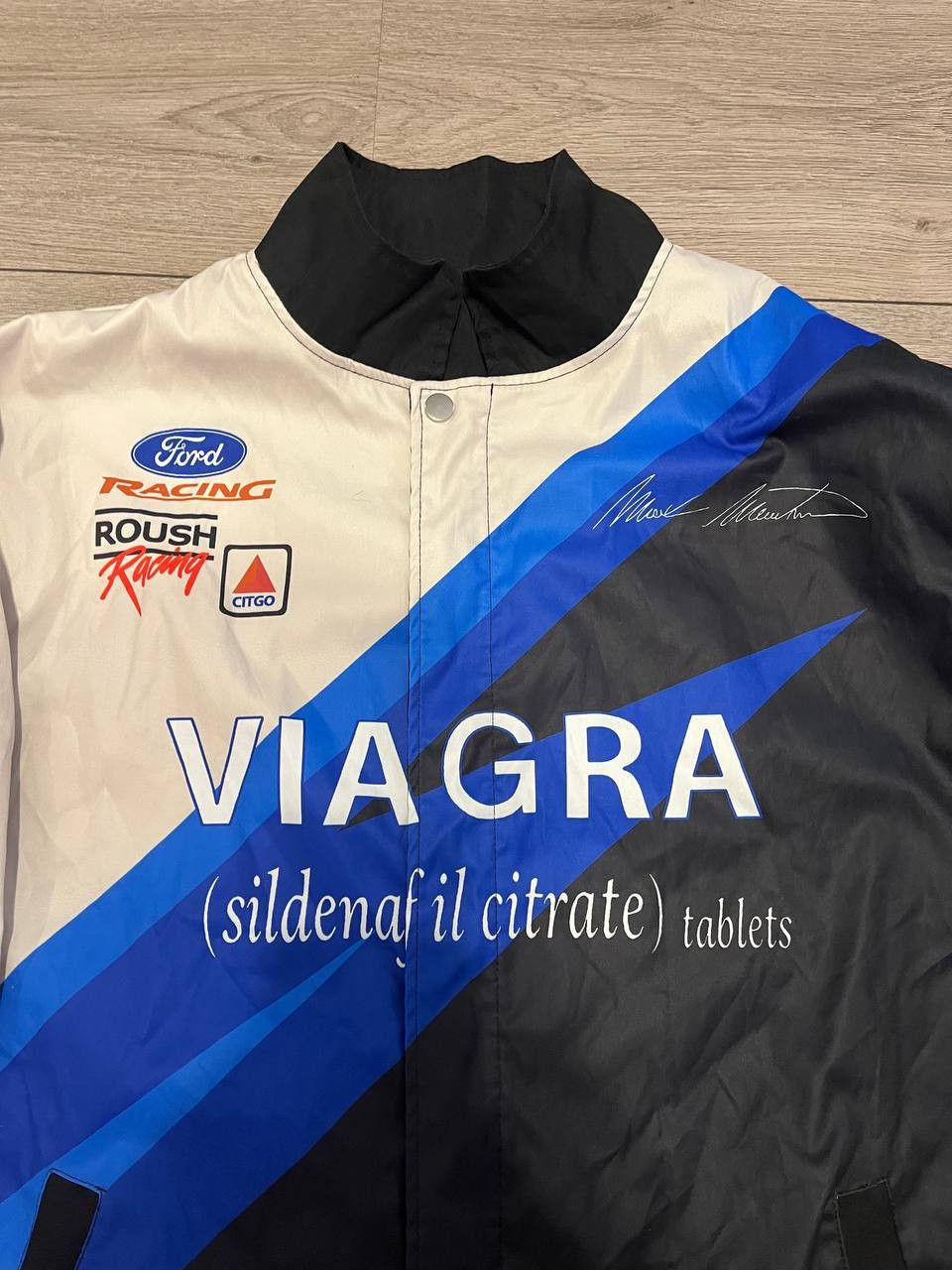 Ford × NASCAR Ford Viagra Vintage Nascar Racing Jacket Men’s Size US M / EU 48-50 / 2 - 2 Thumbnail