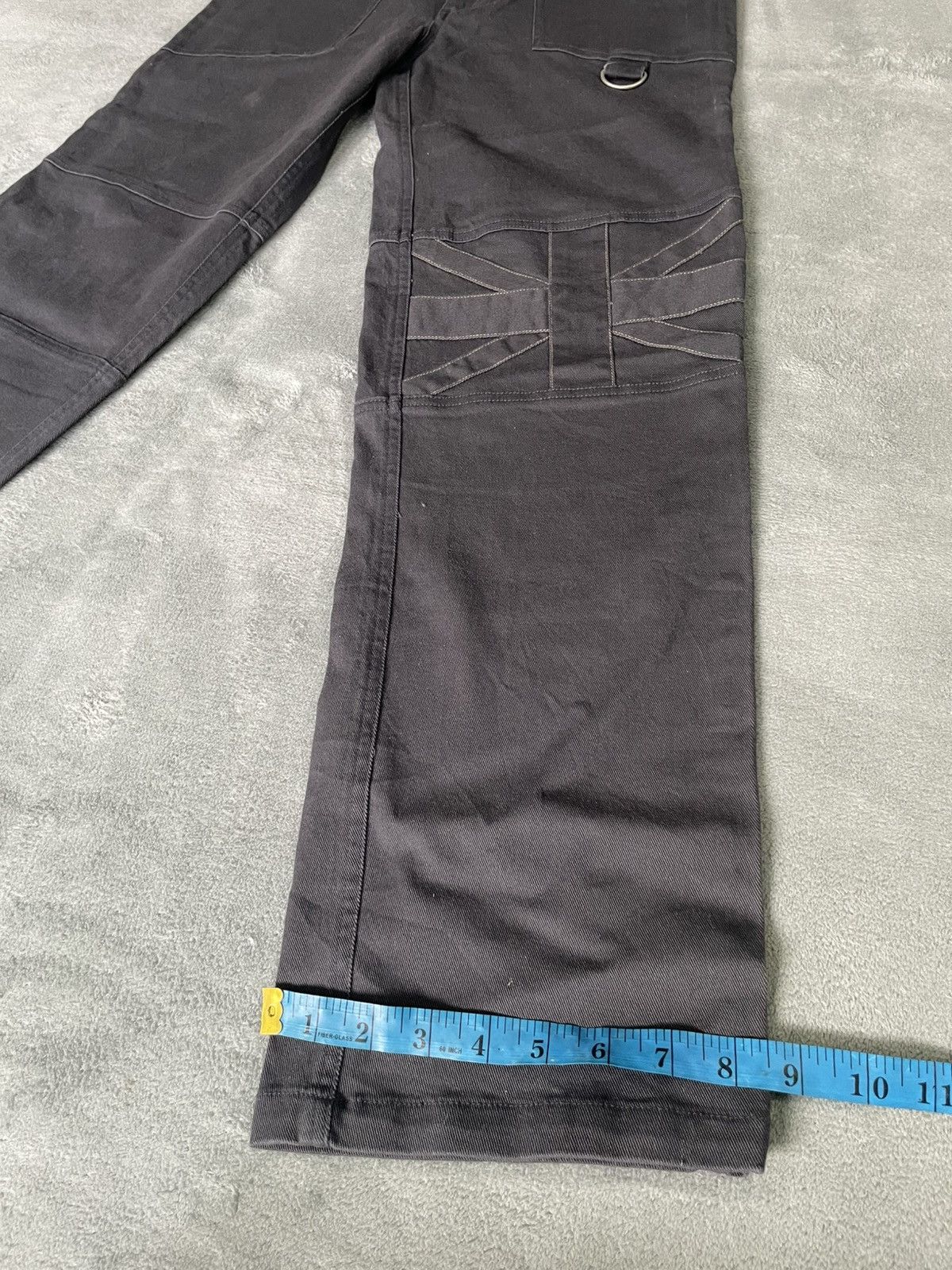 Japanese Brand SLASH NUMBER PUNK BONDAGE STYLE PANT Size US 28 / EU 44 - 7 Thumbnail
