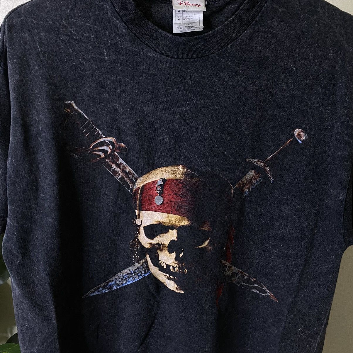 Disney Vintage 2000s Disney Pirates of The Carribean Movie Promo T Size US L / EU 52-54 / 3 - 2 Thumbnail