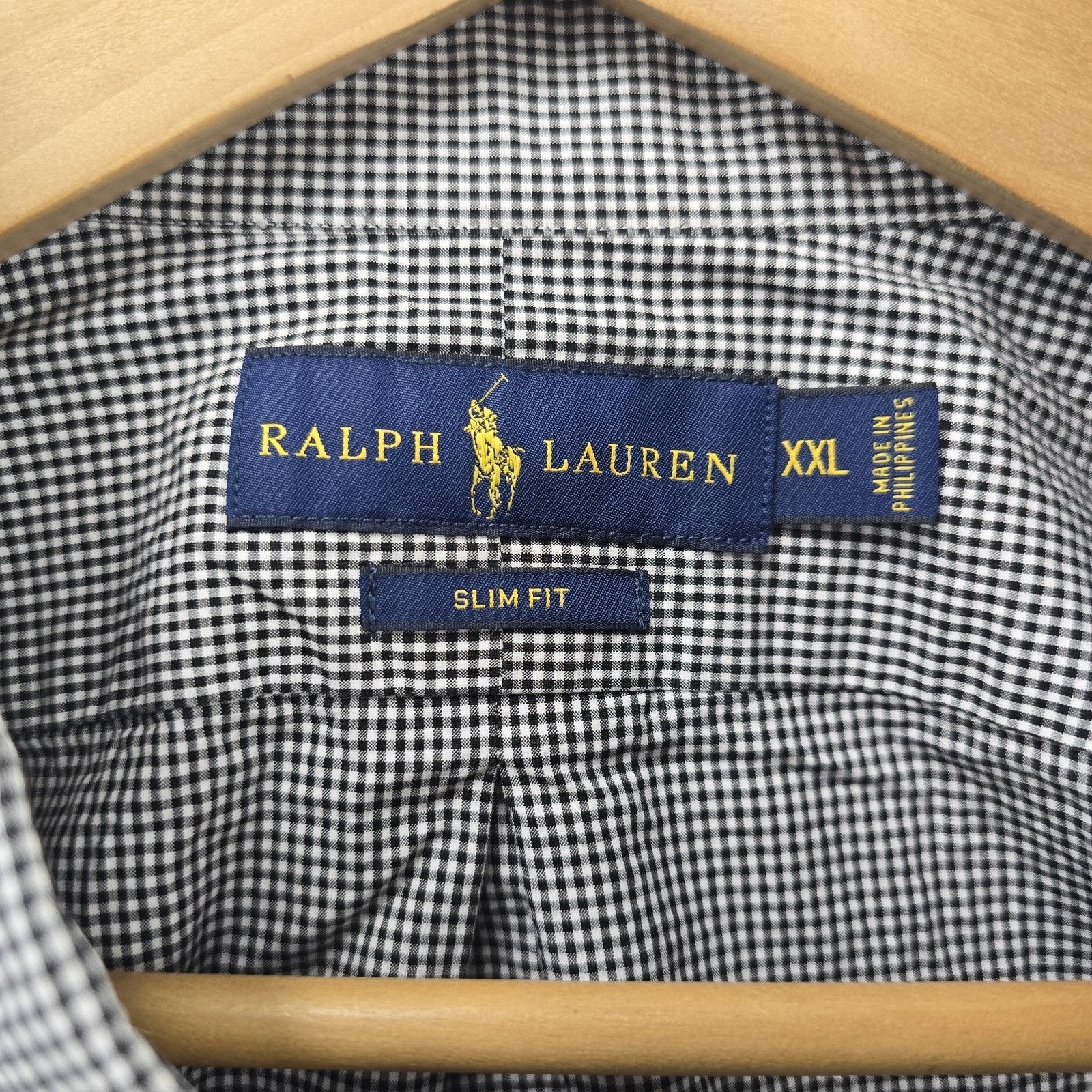 Ralph Lauren Ralph Lauren Shirt Mens XXL Black Plaid Slim Fit Button Down Size US XXL / EU 58 / 5 - 5 Thumbnail