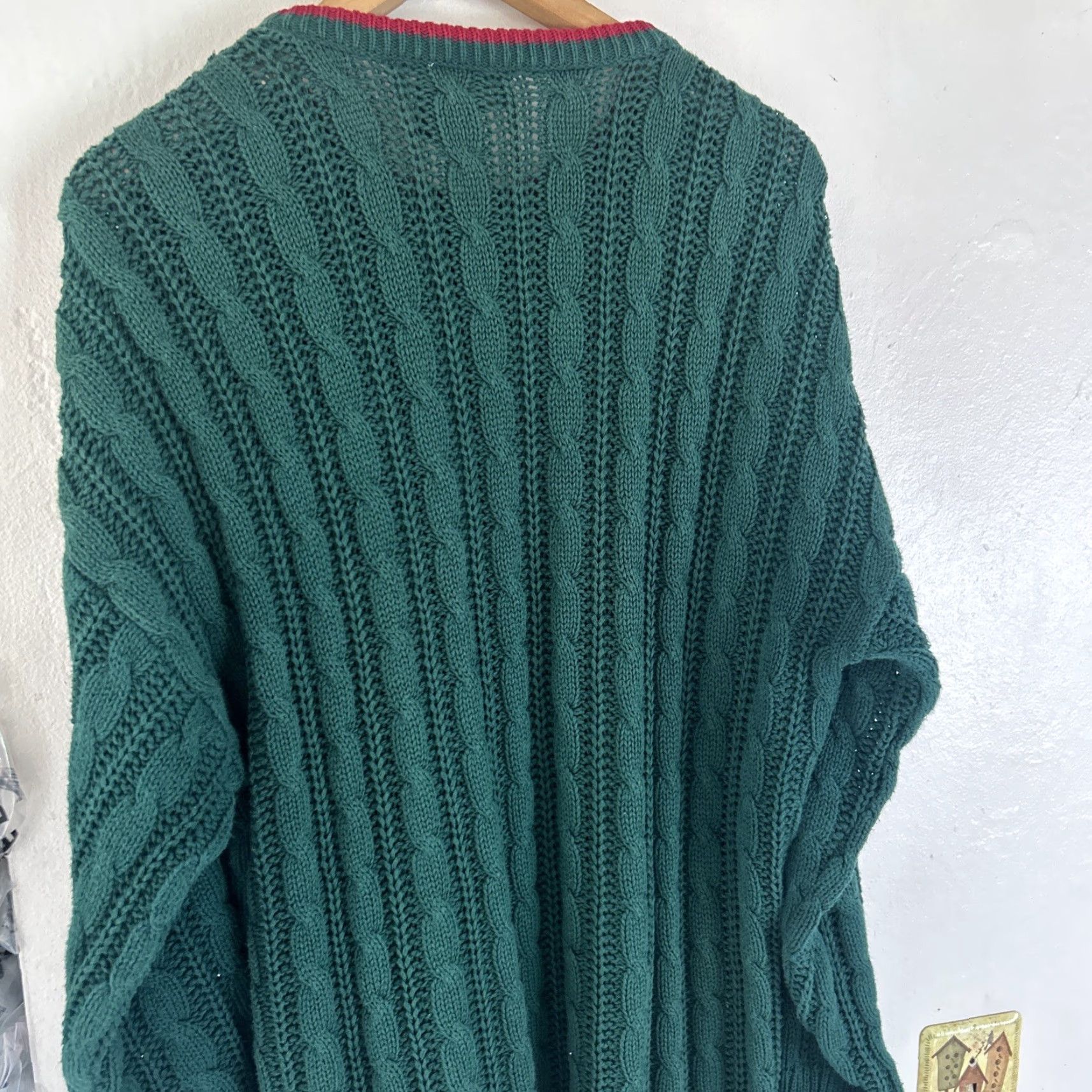 Vintage VINTAGE Jack Nicklaus Golden Bear Golf Sweater Pullover Winter XL Men Green Size XL Flawless Size US XL / EU 56 / 4 - 4 Thumbnail
