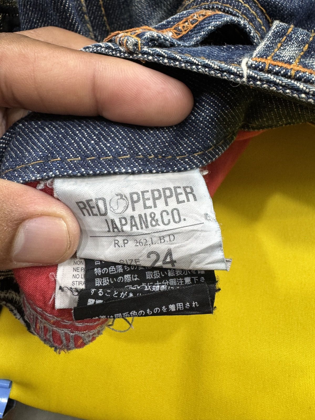 Japanese Brand Red peppers flare jeans Size US 28 / EU 44 - 15 Thumbnail