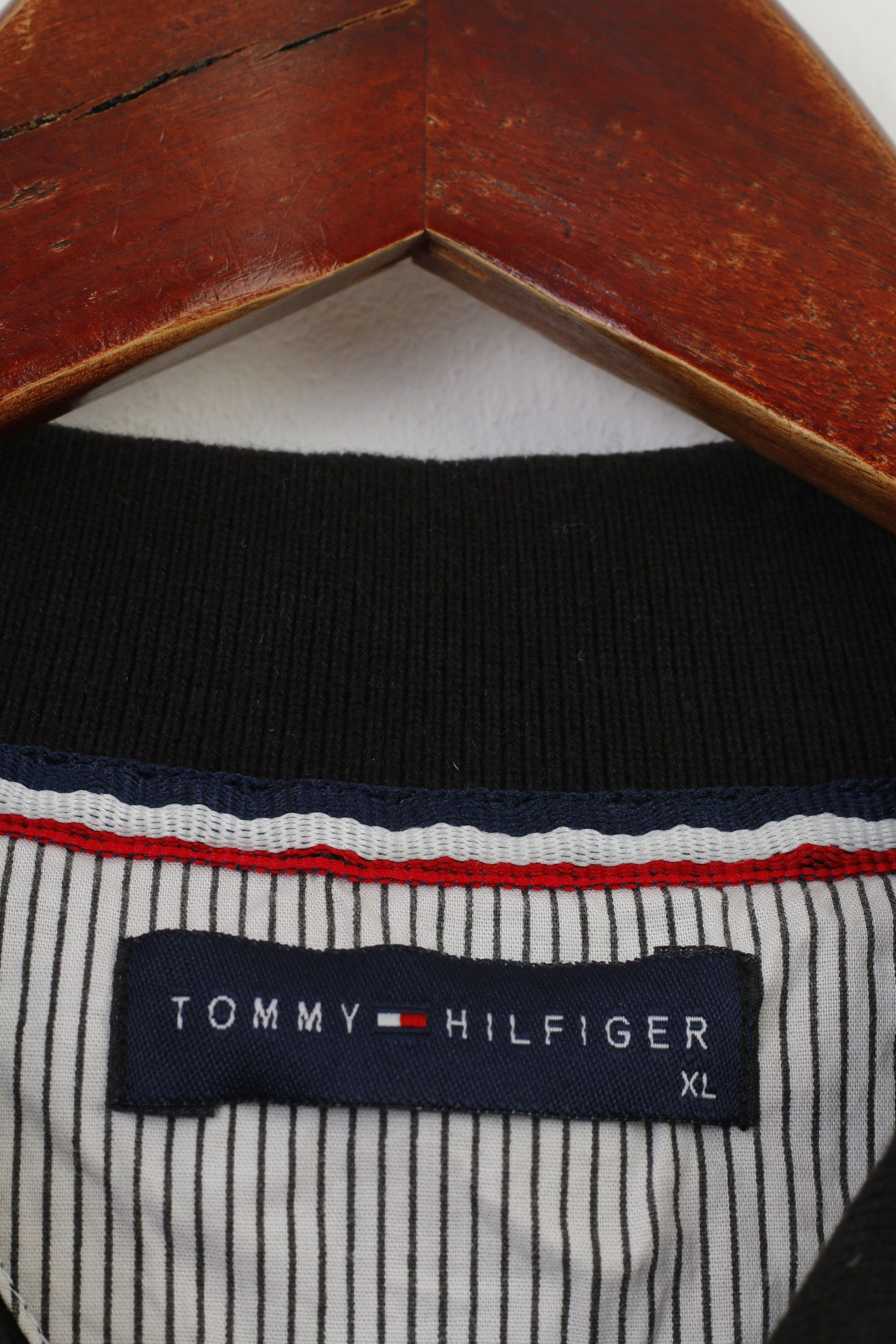 Tommy Hilfiger Tommy Hilfiger Men XL (M) Polo Shirt Black 10375 Size US XL / EU 56 / 4 - 6 Thumbnail